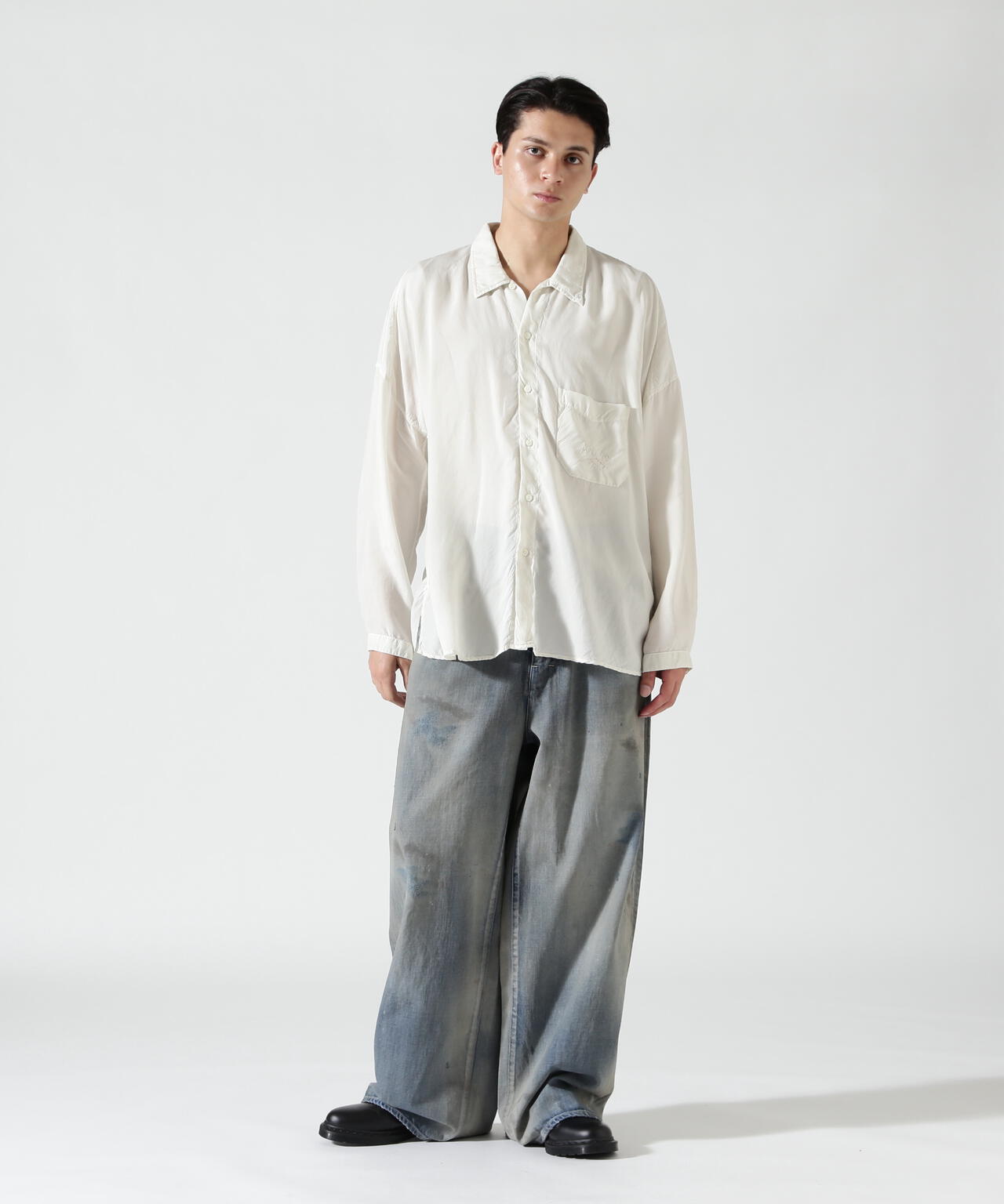 ANCELLM/アンセルム/EMBROIDERED SOUVENIR SHIRT/ANC-SH78