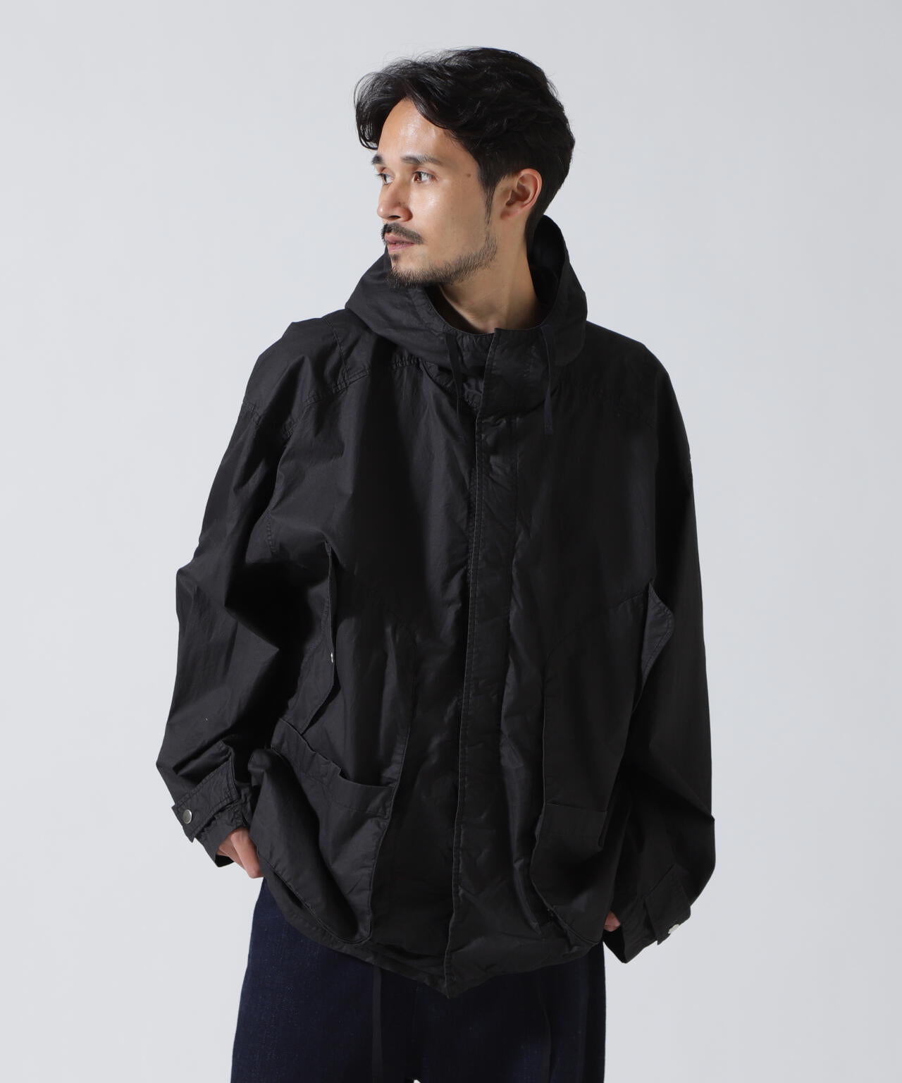 ANCELLM/アンセルム/HOODED FIELD SHIRT JACKET/ANC-SH91