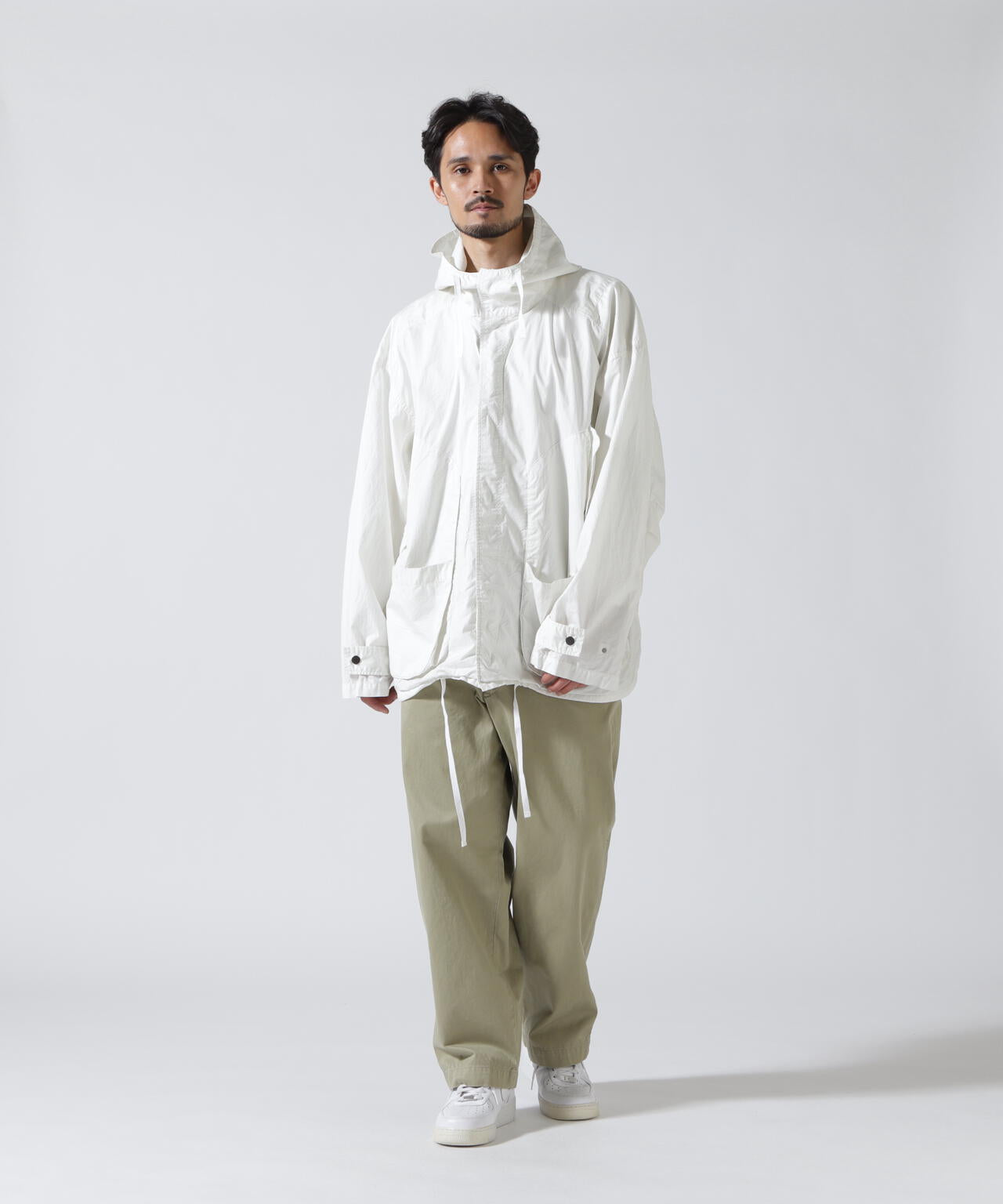 ANCELLM/アンセルム/HOODED FIELD SHIRT JACKET/ANC-SH91