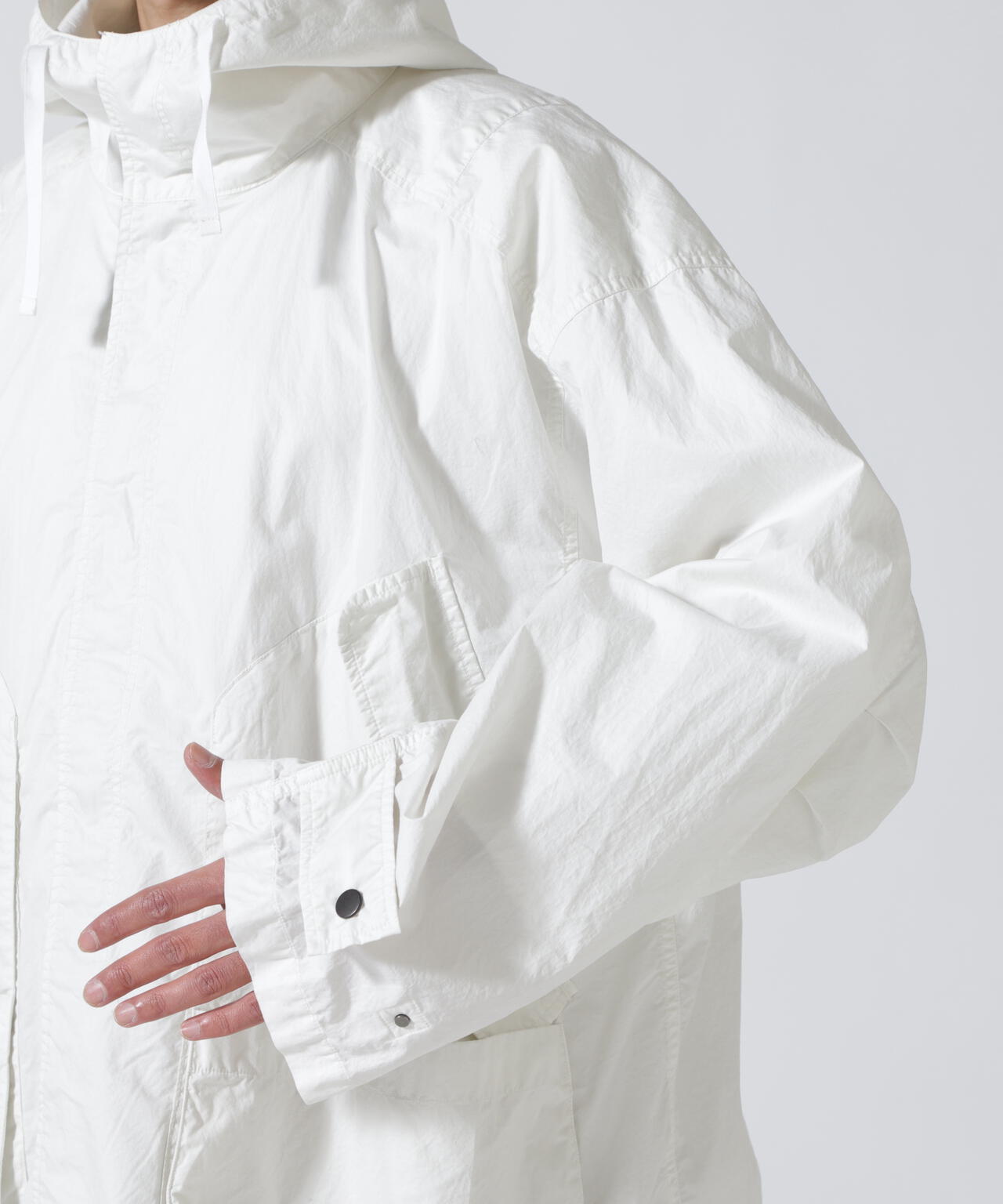 ANCELLM/アンセルム/HOODED FIELD SHIRT JACKET/ANC-SH91
