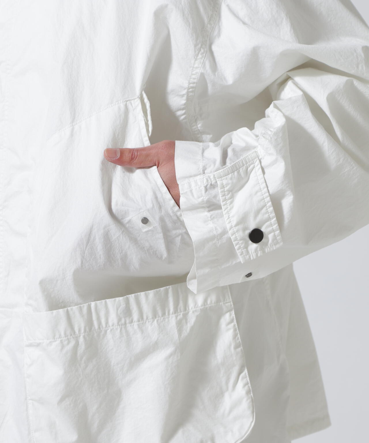 ANCELLM/アンセルム/HOODED FIELD SHIRT JACKET/ANC-SH91
