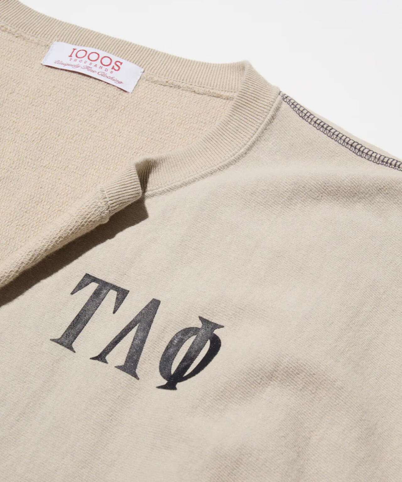 THOUSANDS/サウザンズ/FADED SLITNECK RW SWEAT