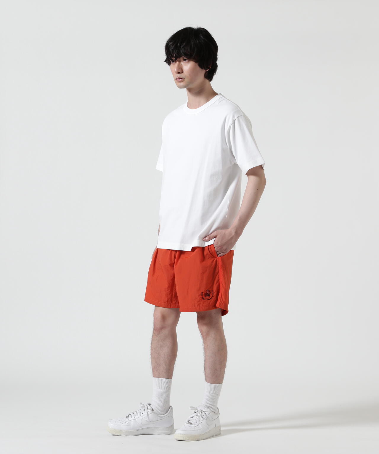 The Make Happy Studio/ザメイクハッピーストゥディオ/CREWNECK PIGMENT TEE