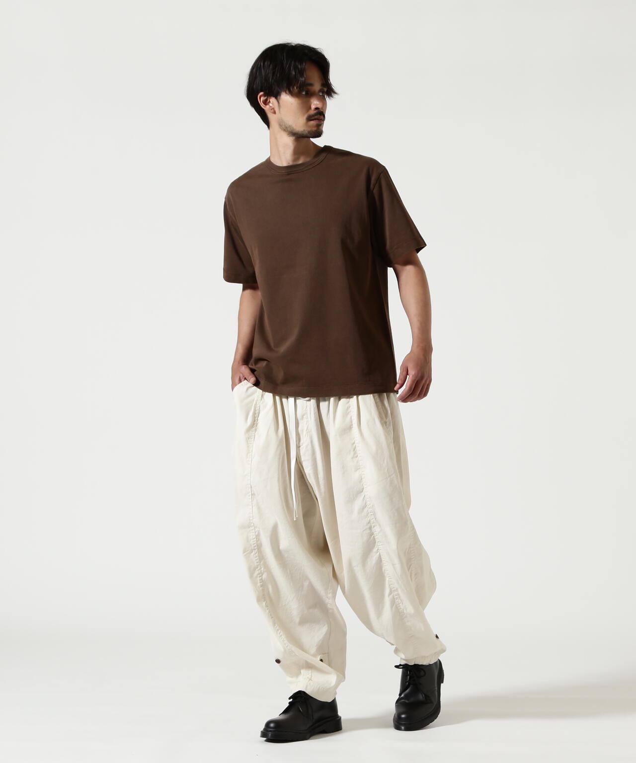The Make Happy Studio/ザメイクハッピーストゥディオ/CREWNECK PIGMENT TEE