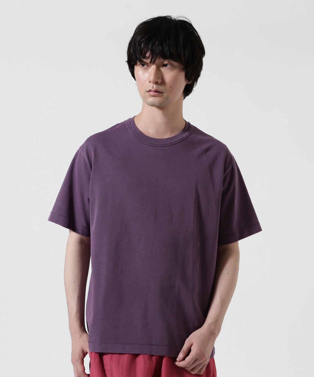 The Make Happy Studio/ザメイクハッピーストゥディオ/CREWNECK PIGMENT TEE