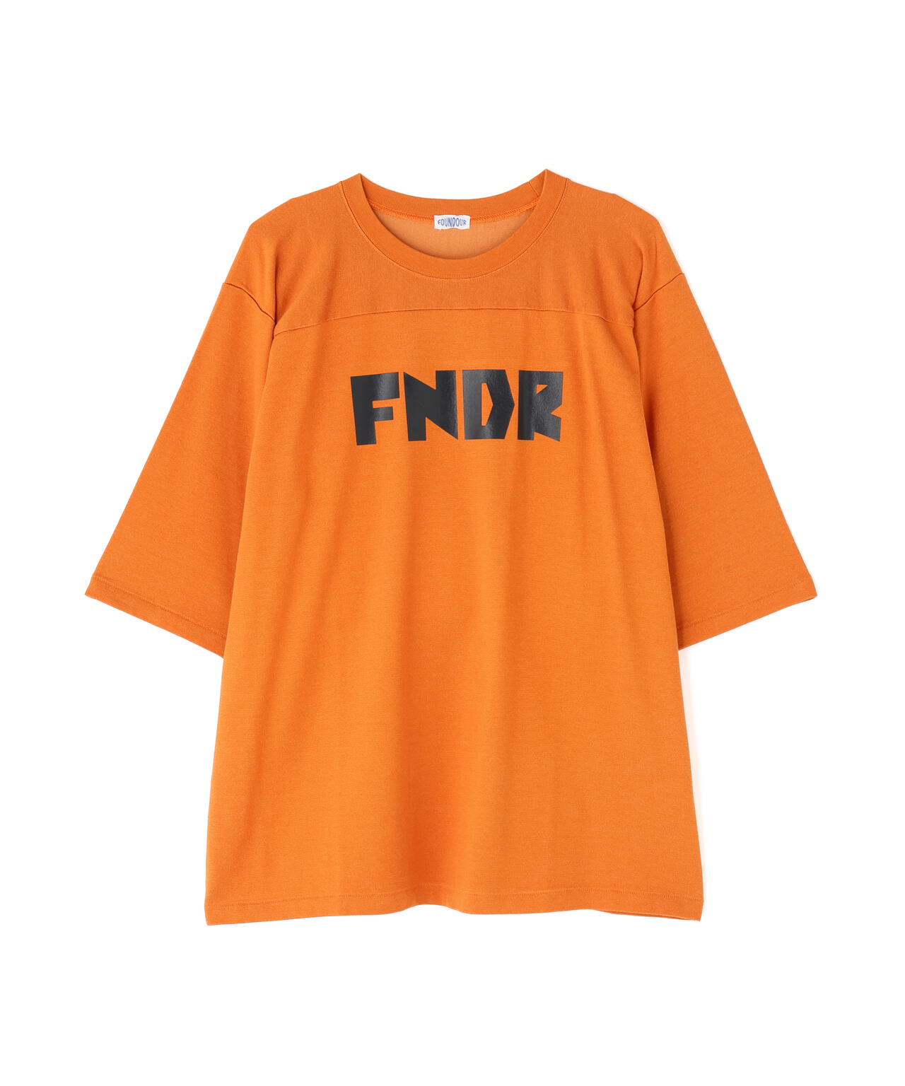 FOUNDOUR/ファウンダ/COTTON RAYON FOOTBALL TEE
