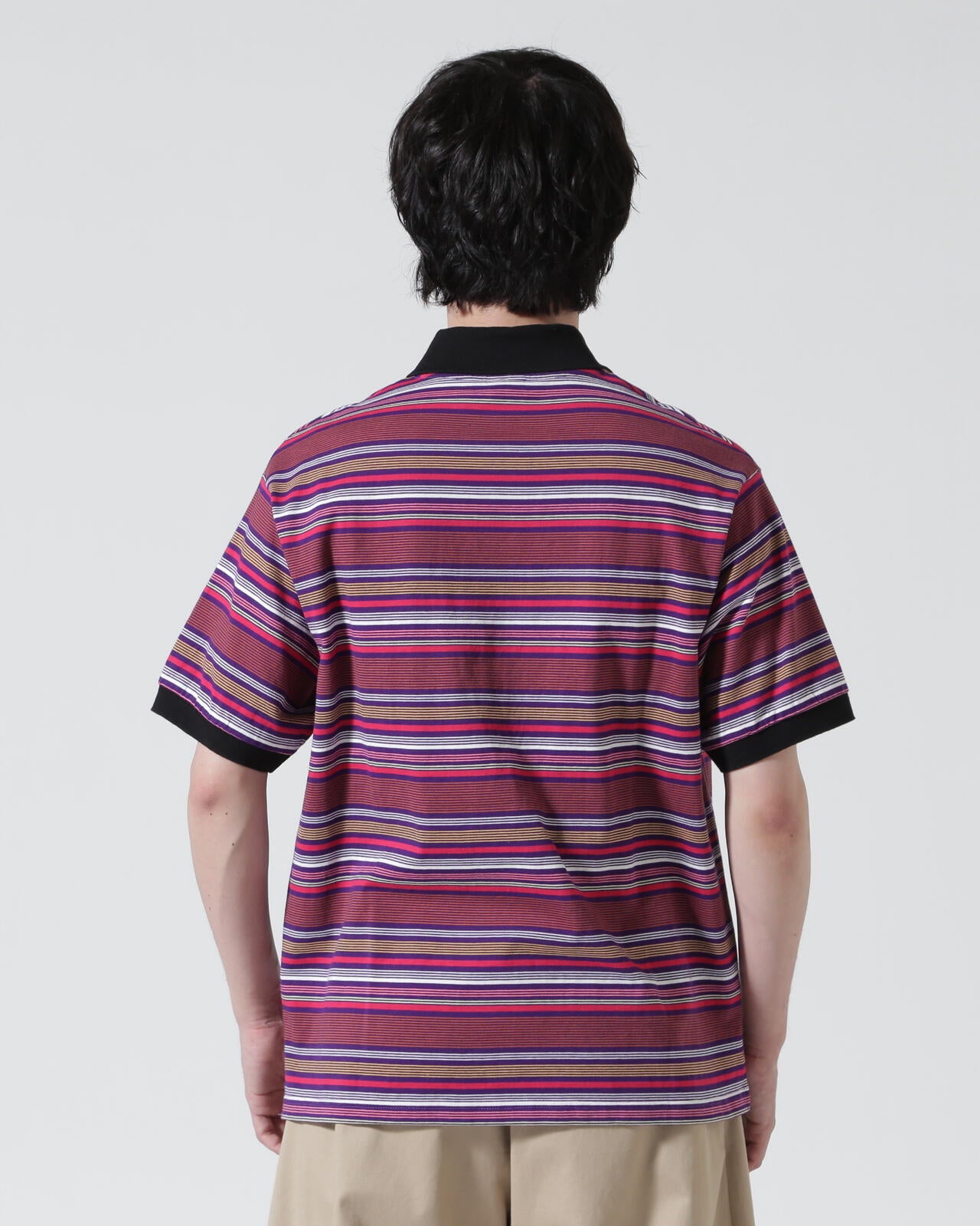 The Make Happy Studio/ザメイクハッピーストゥディオ/BODER POLO SHIRTS
