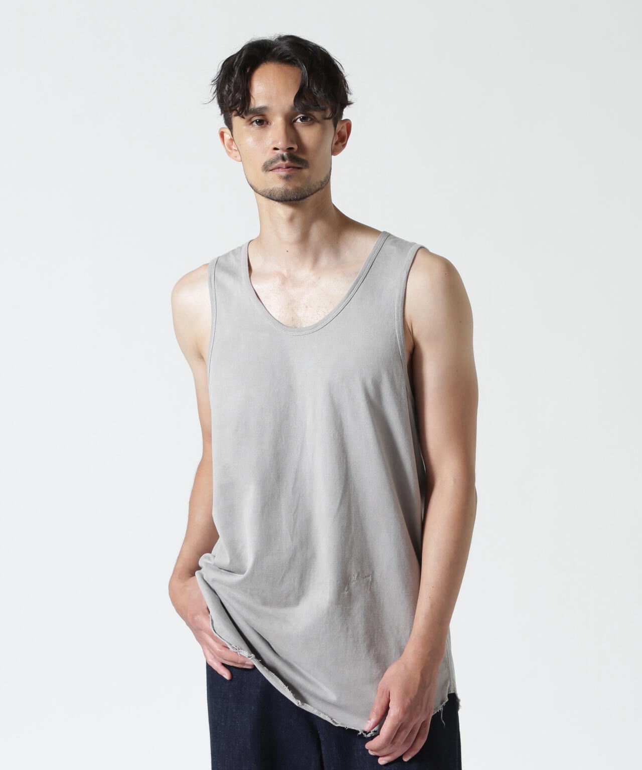 ANCELLM/アンセルム/UNEVENNESS TANK TOP/ANC-CT193