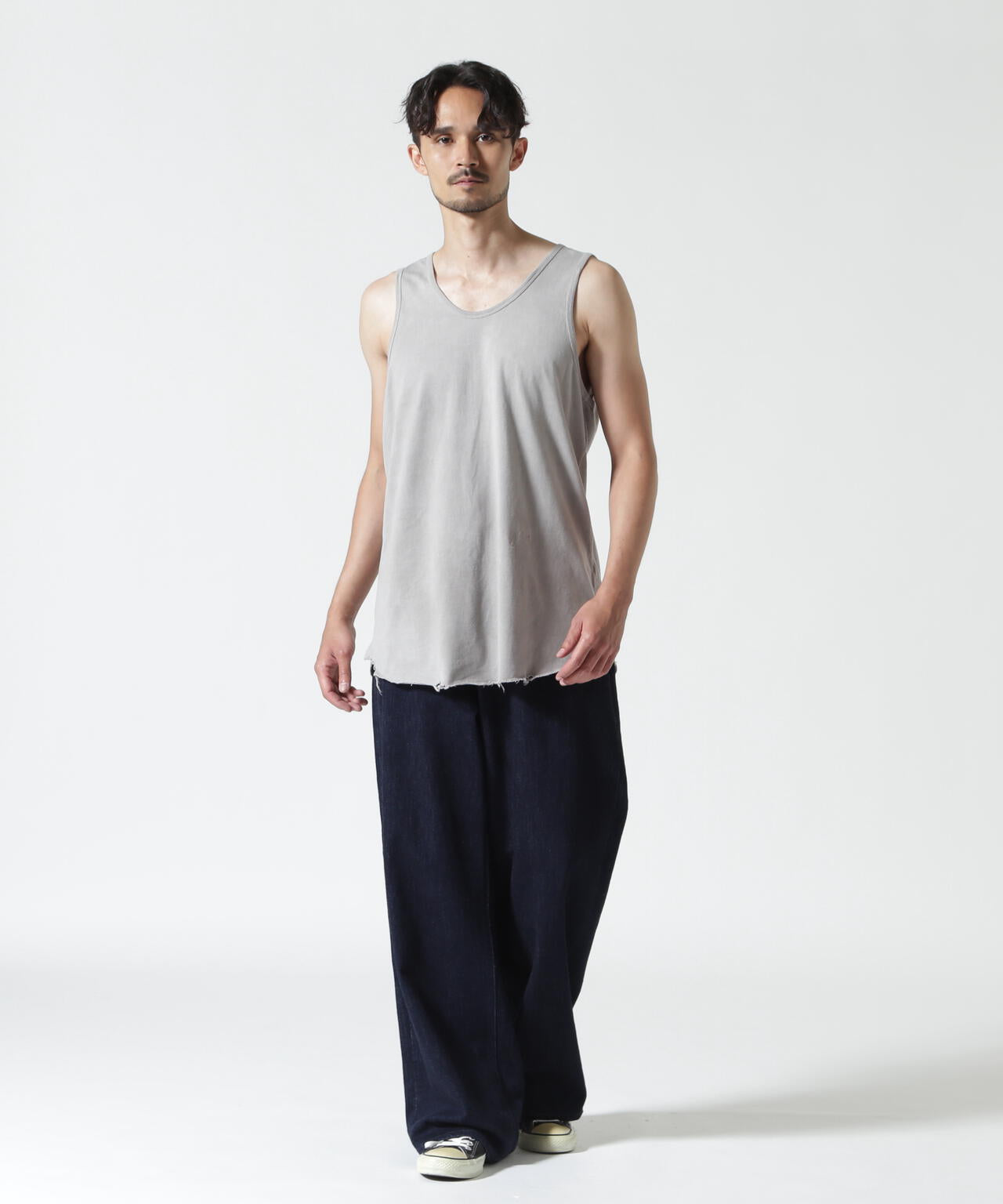 ANCELLM/アンセルム/UNEVENNESS TANK TOP/ANC-CT193