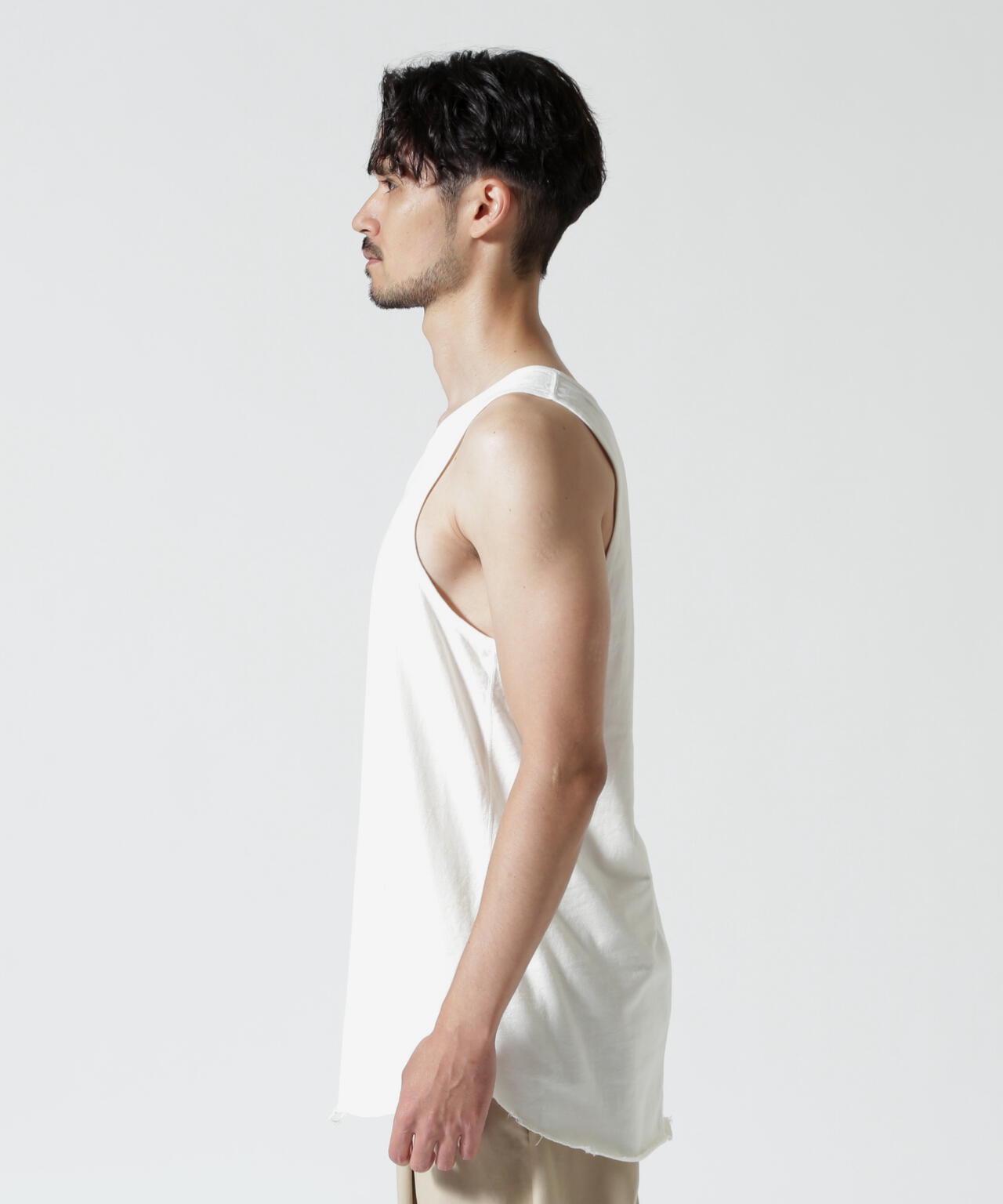 ANCELLM/アンセルム/UNEVENNESS TANK TOP/ANC-CT193