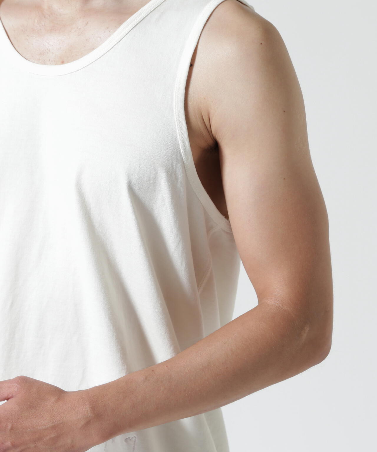ANCELLM/アンセルム/UNEVENNESS TANK TOP/ANC-CT193