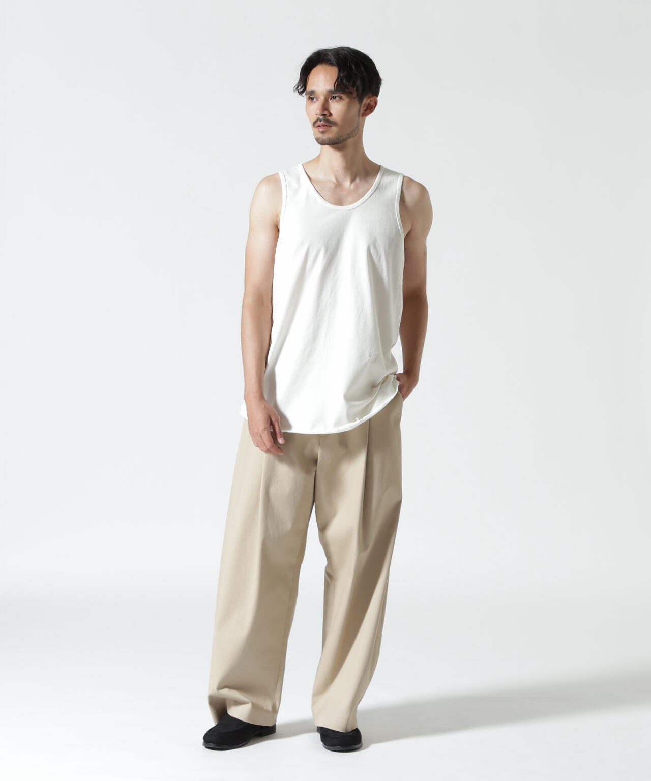 ANCELLM/アンセルム/UNEVENNESS TANK TOP/ANC-CT193
