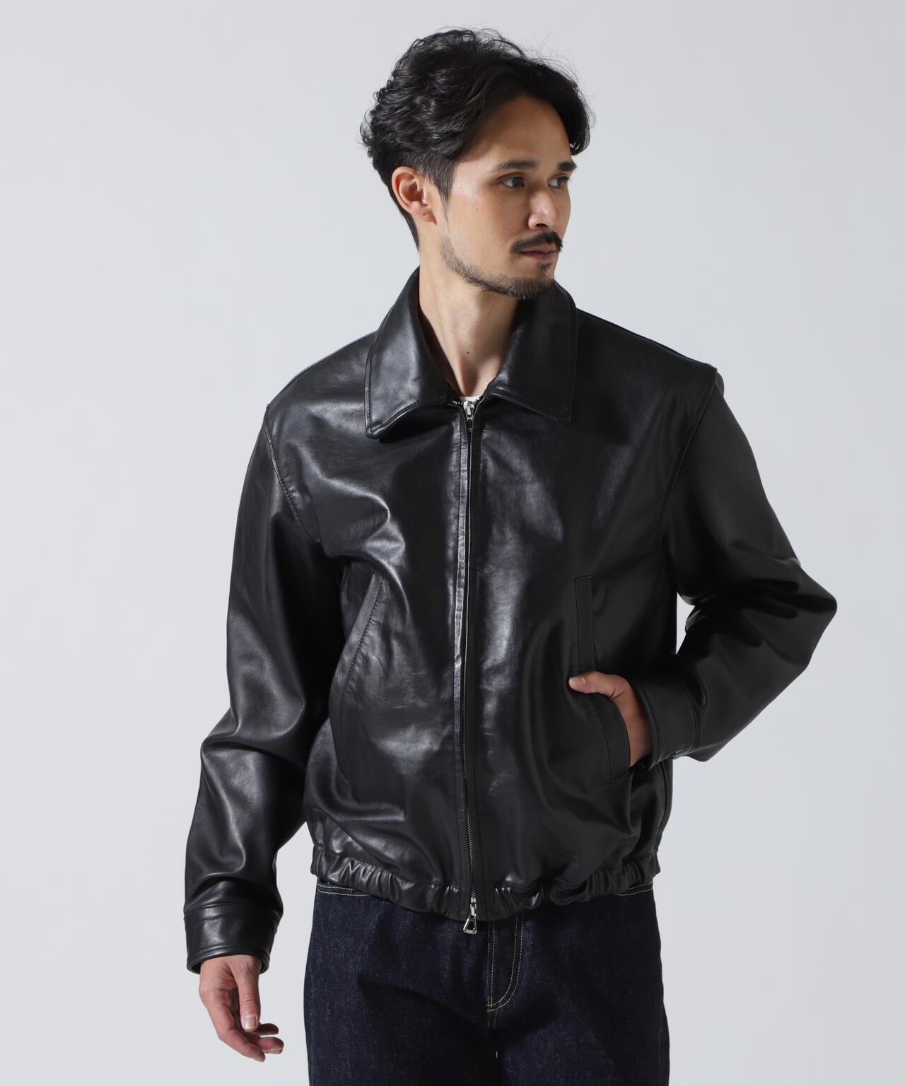YOKE×吾亦紅/ヨーク×ワレモコウ/LEATHER ZIP BLOUSON Exclusive/吾亦紅別注