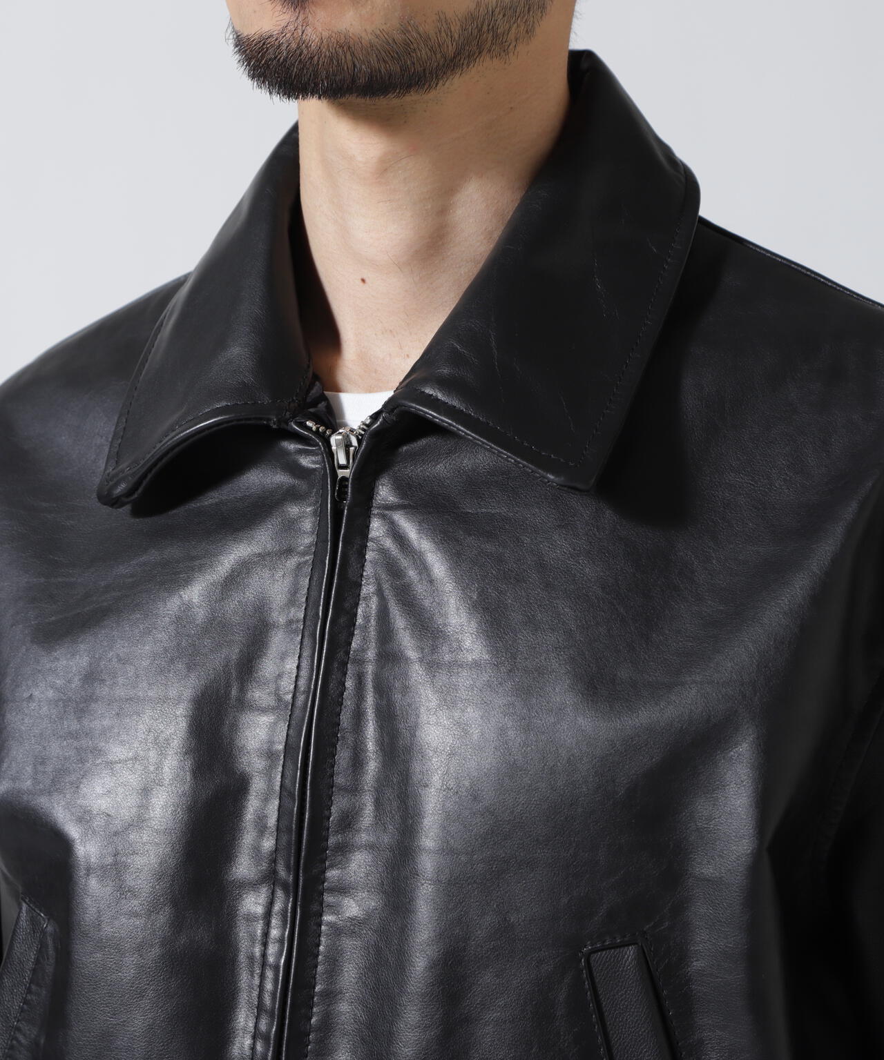 YOKE×吾亦紅/ヨーク×ワレモコウ/LEATHER ZIP BLOUSON Exclusive/吾亦紅別注