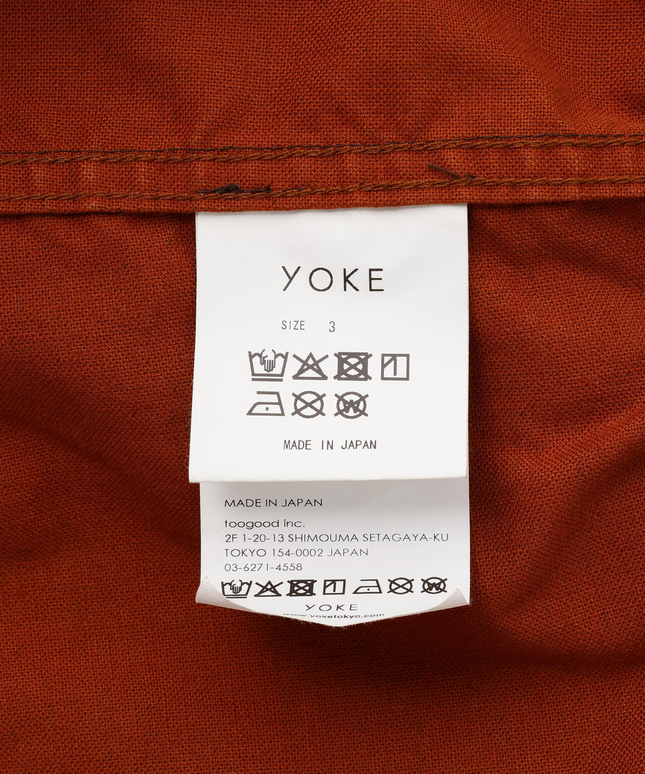 YOKE/ヨーク/Coating Cotton Drizzier Jacket/YK26SS01183B