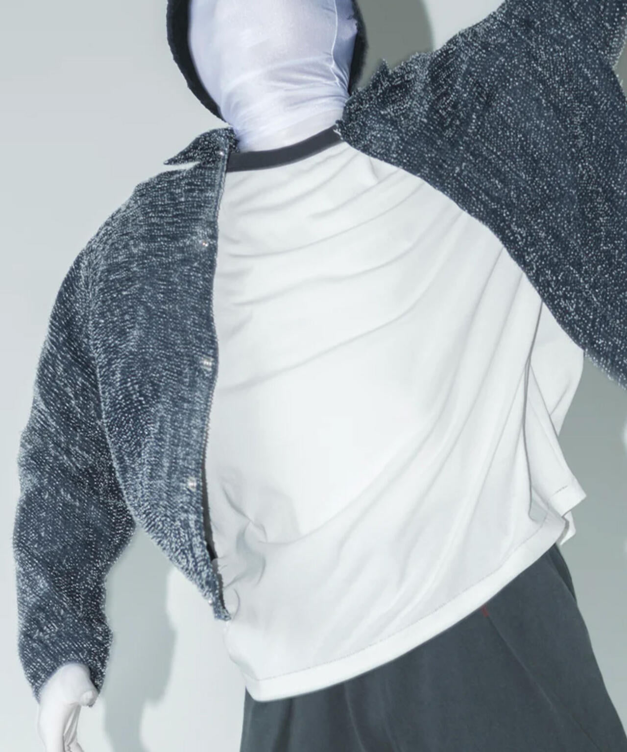 THOUSANDS/サウザンズ/DAZZLE DENIM PLEATED JACKET