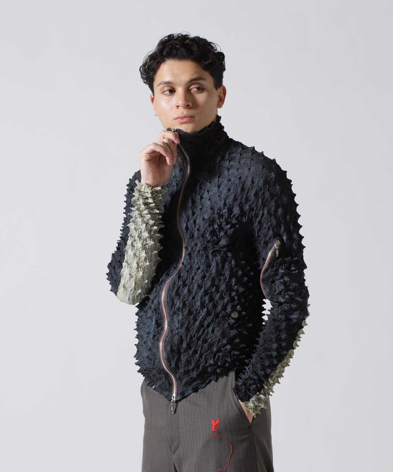 MASU/エムエーエスユー/SPIKY FLIGHT JACKET/M26U6BL002