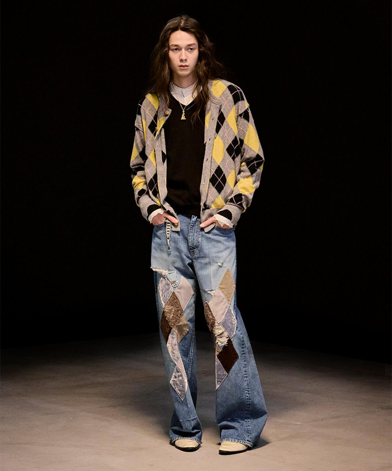MASU/エムエーエスユー/MB DIAMOND WIDE JEANS/B26H9PL002
