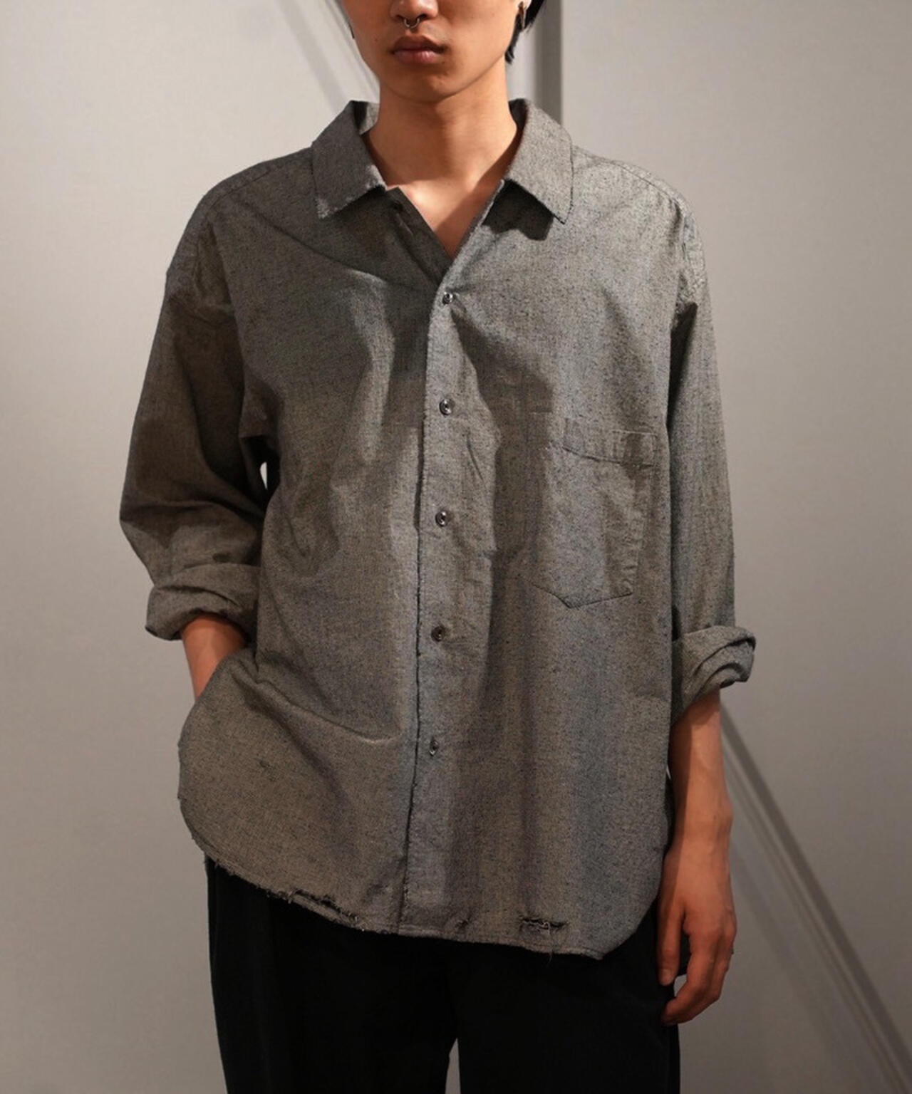 ANCELLM×GARDEN/アンセルム×ガーデン/C/S BOXY SHIRT EX/ANC-GRD-SH01