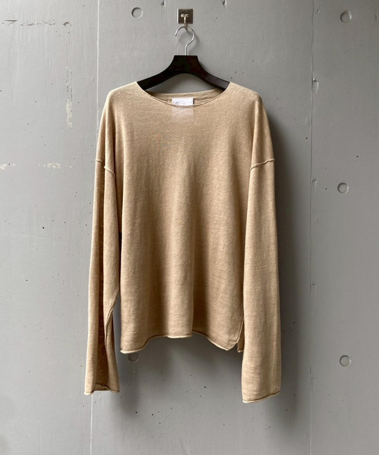 ANCELLM×GARDEN/アンセルム×ガーデン/INSIDE-CUT LINEN KNIT EX/ANC-GRD-KN01
