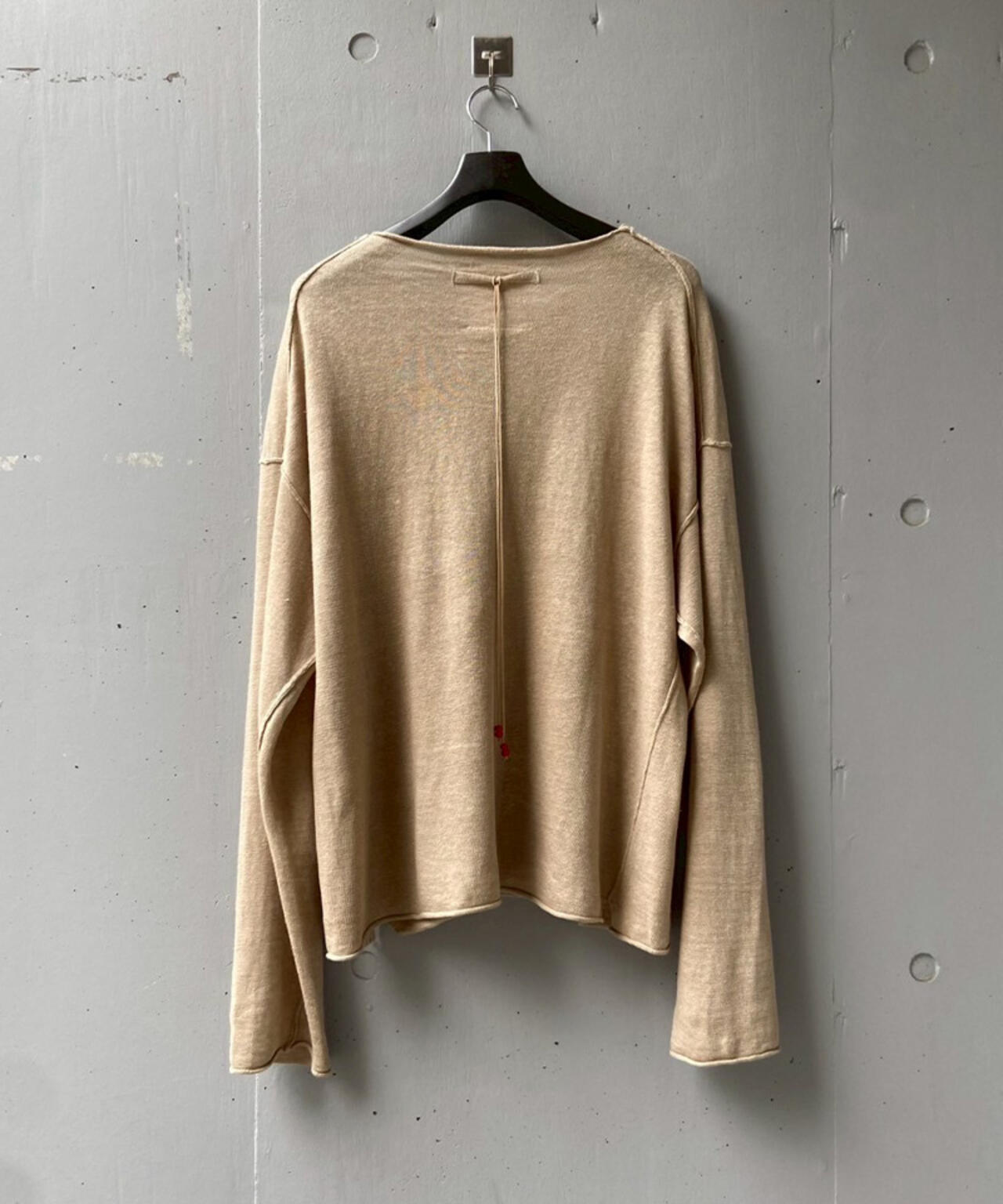 ANCELLM×GARDEN/アンセルム×ガーデン/INSIDE-CUT LINEN KNIT EX/ANC-GRD-KN01