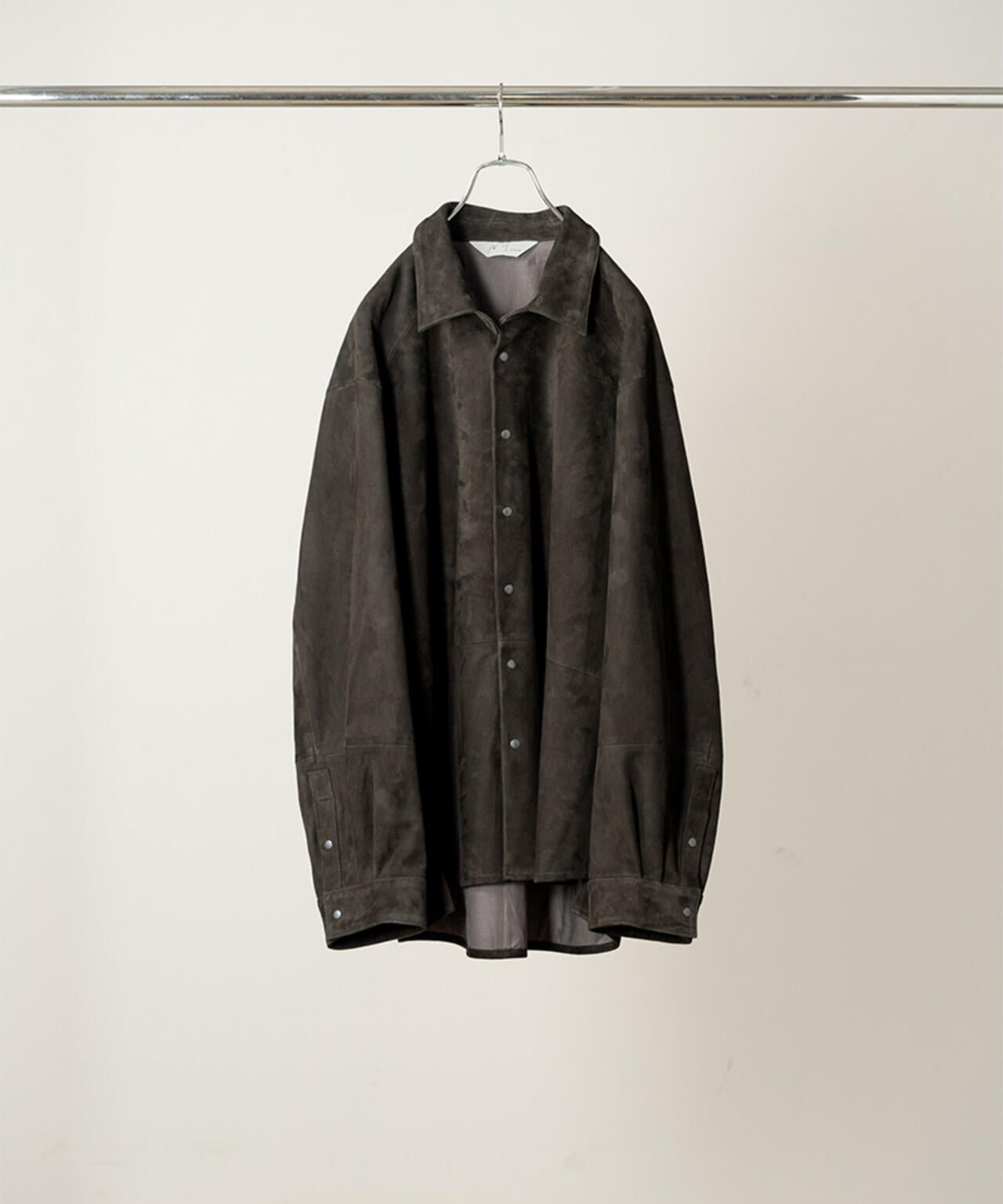 ANCELLM/アンセルム/GEEP LEATHER OVER SHIRT/ANC-SH99