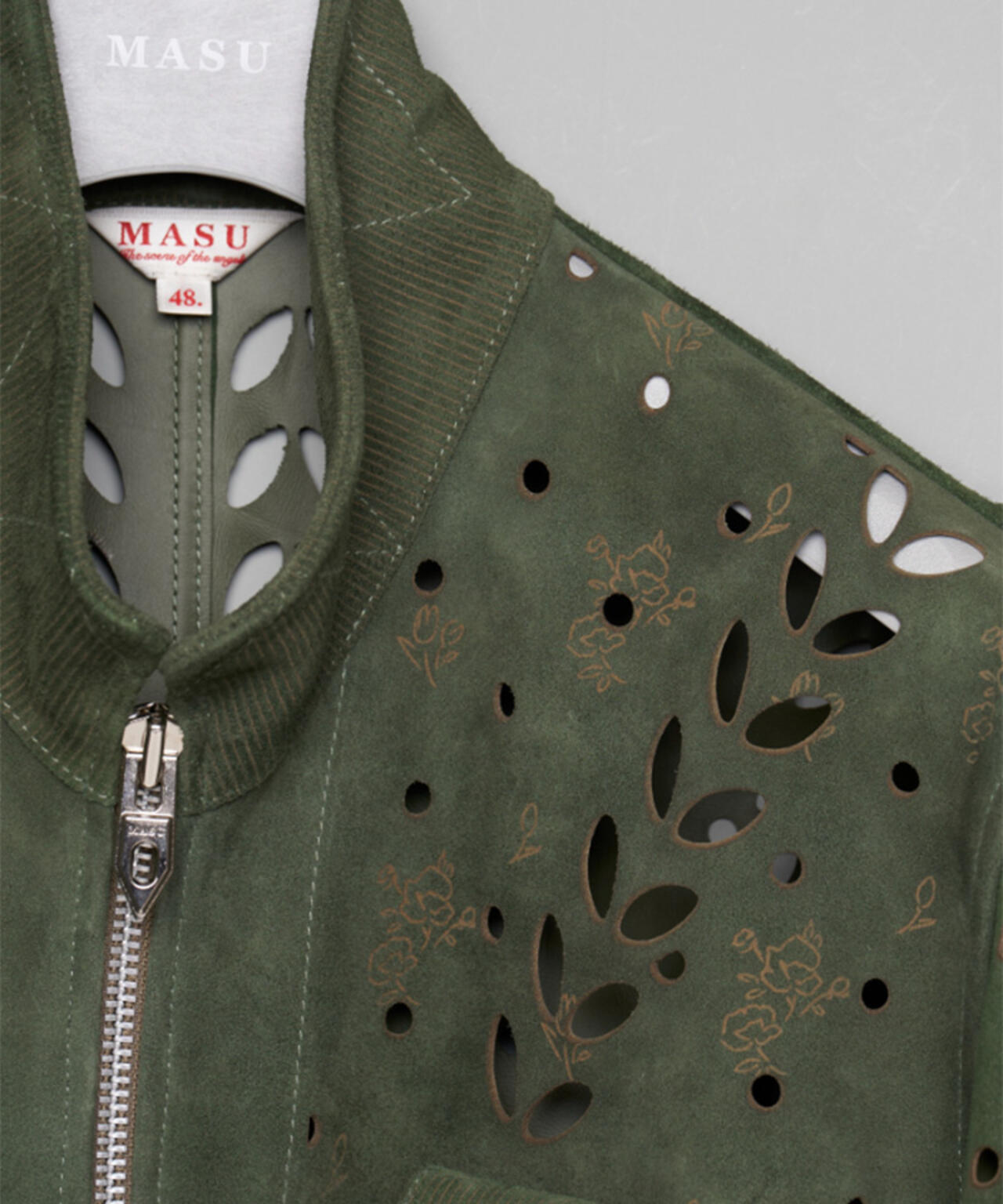 MASU/エムエーエスユー/IVY HOLE LEATHER FLIGHT JACKET/M26H9BL005