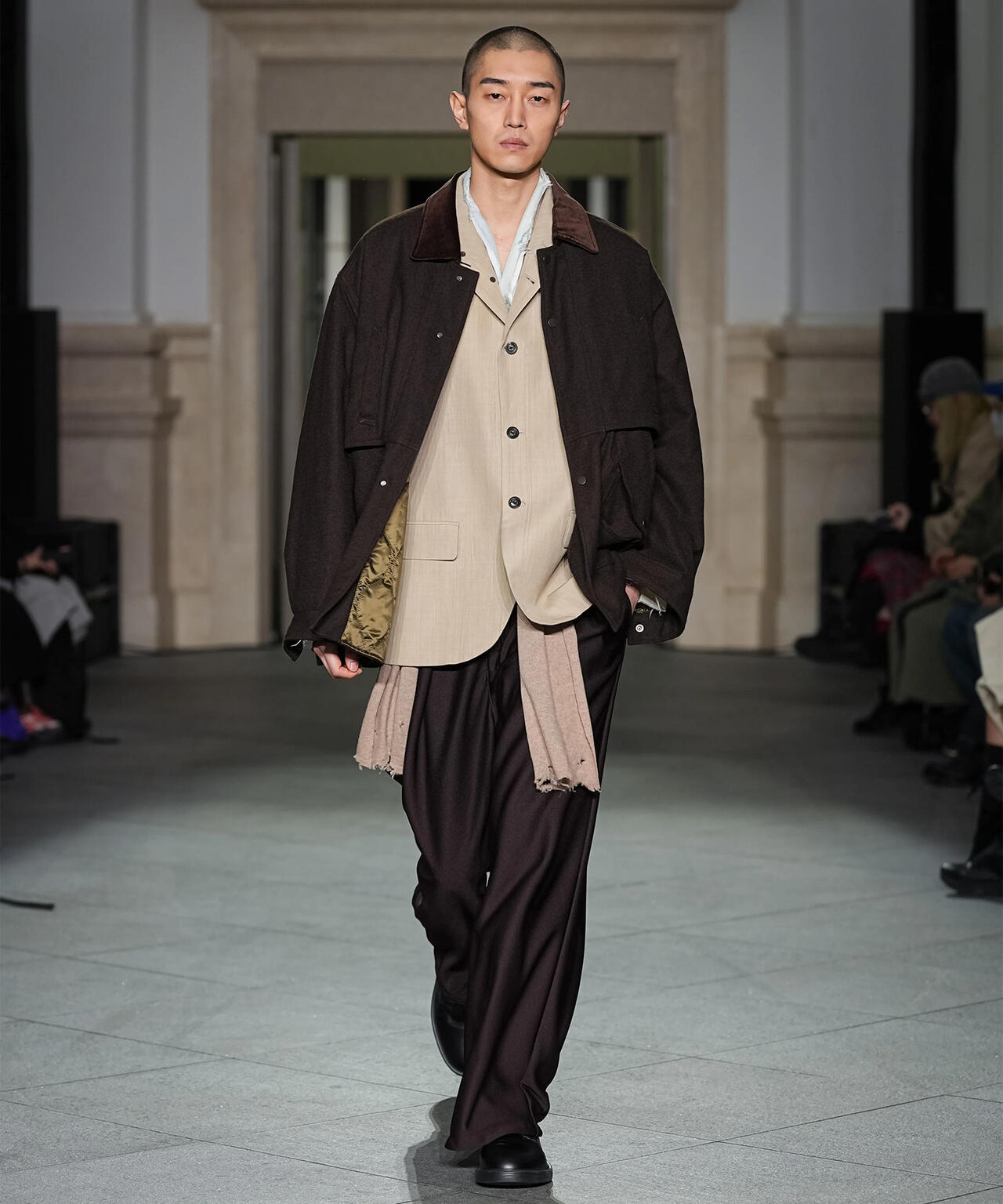 ANCELLM/アンセルム/WOOL HALF JACKET/ANC-JK99-C