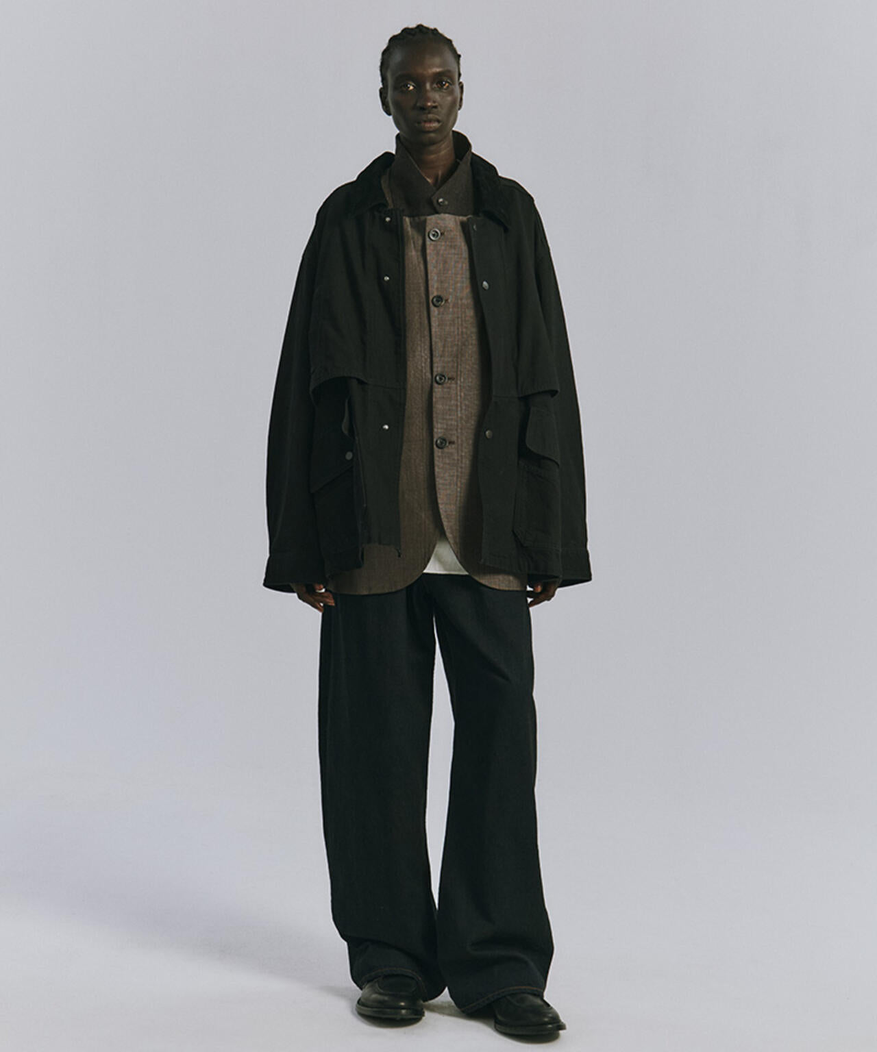 ANCELLM/アンセルム/AGING DENIM HALF JACKET/ANC-JK99-B