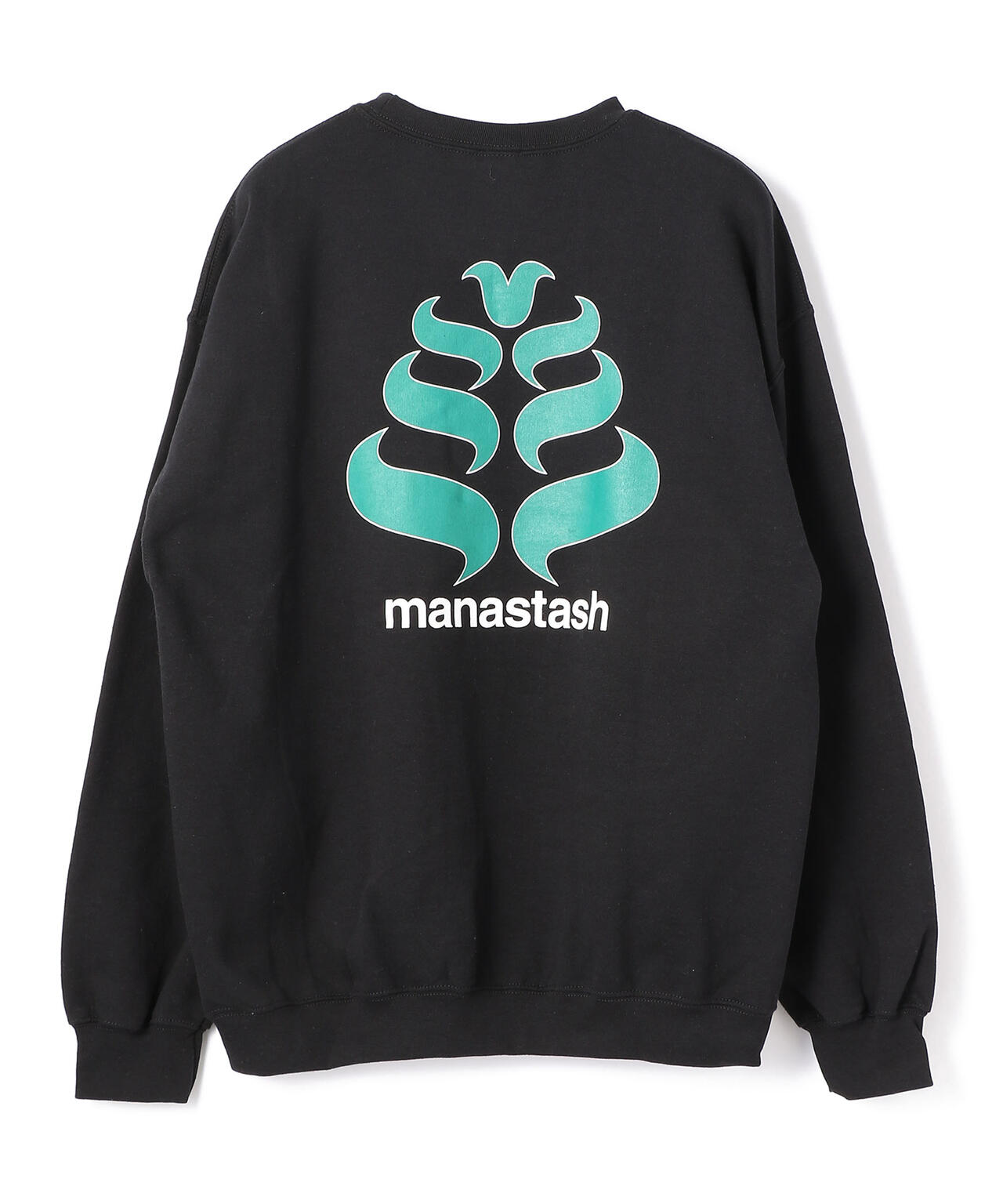 MANASTASH/マナスタッシュ/StackLogo CrewneckSweat/グラフィックプリントクルーネックスウェット