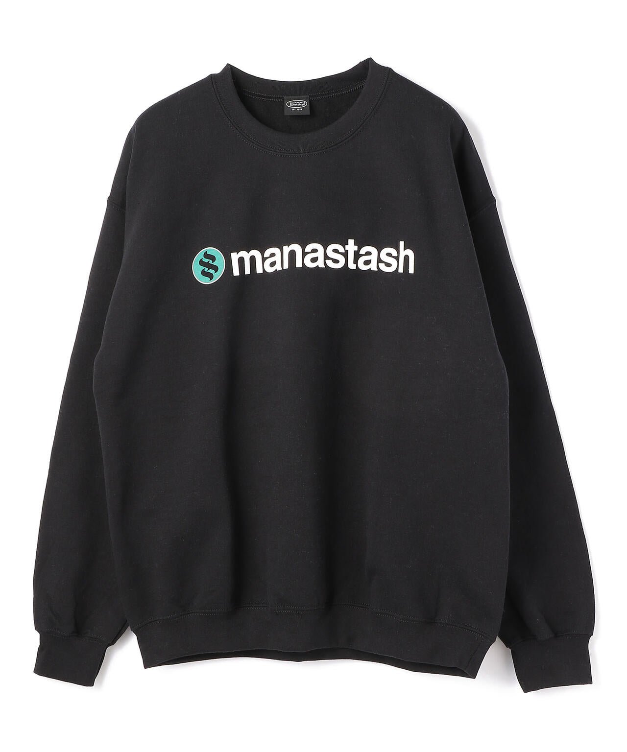 MANASTASH/マナスタッシュ/StackLogo CrewneckSweat/グラフィックプリントクルーネックスウェット