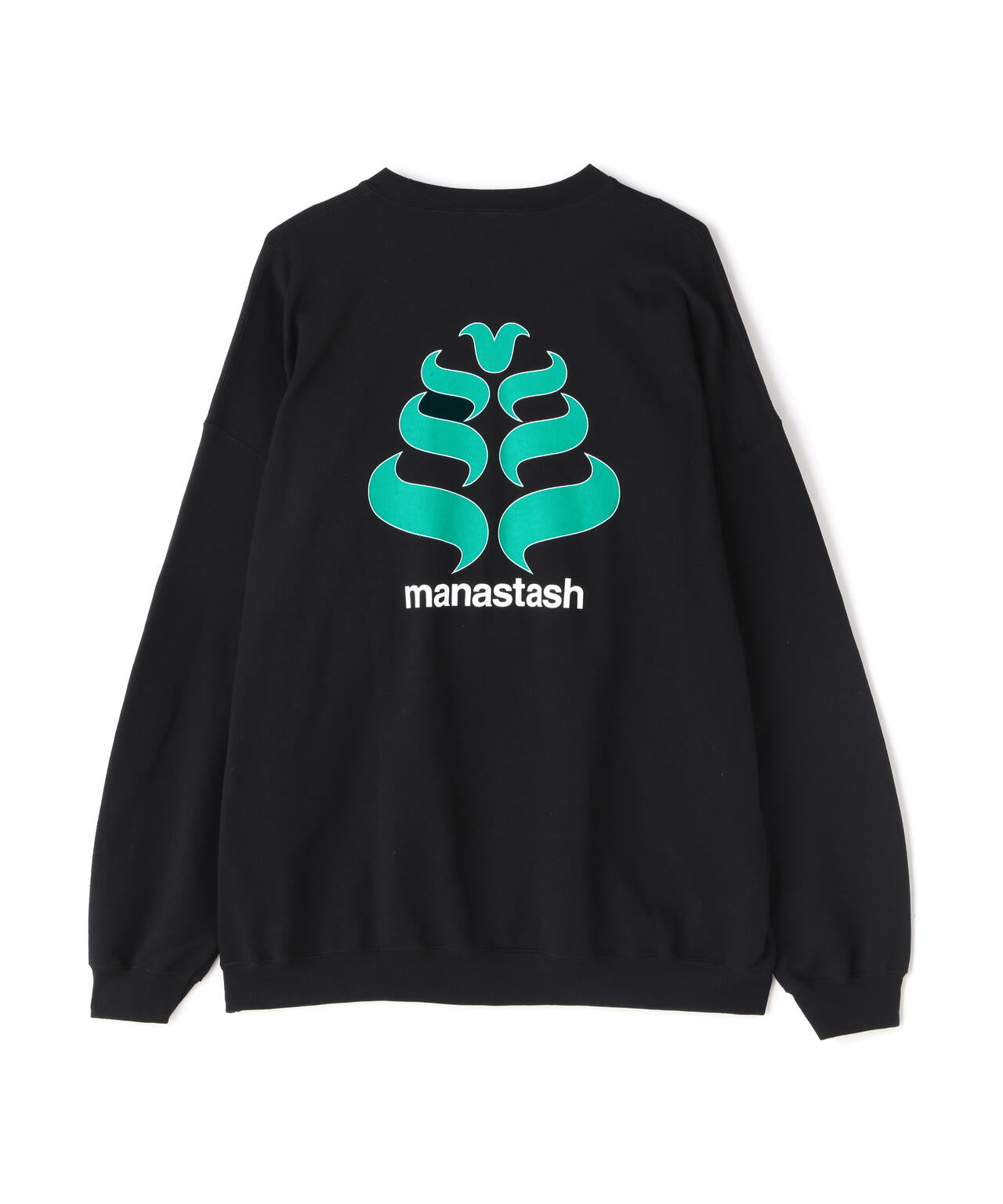 MANASTASH/マナスタッシュ/StackLogo CrewneckSweat/グラフィックプリントクルーネックスウェット