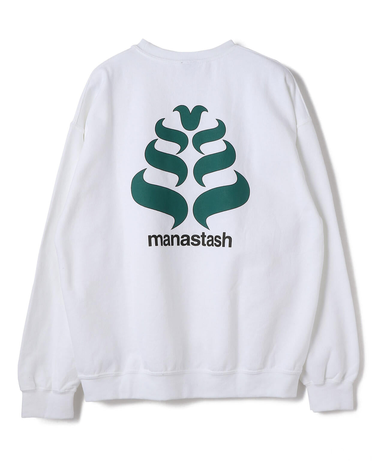 MANASTASH/マナスタッシュ/StackLogo CrewneckSweat/グラフィックプリントクルーネックスウェット