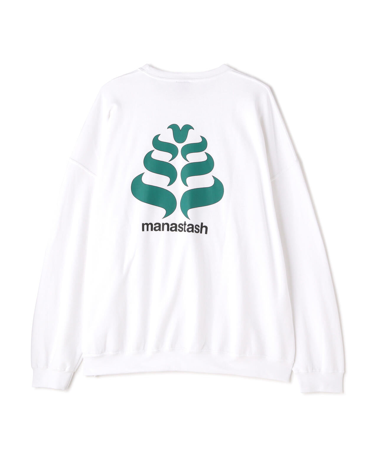 MANASTASH/マナスタッシュ/StackLogo CrewneckSweat/グラフィックプリントクルーネックスウェット