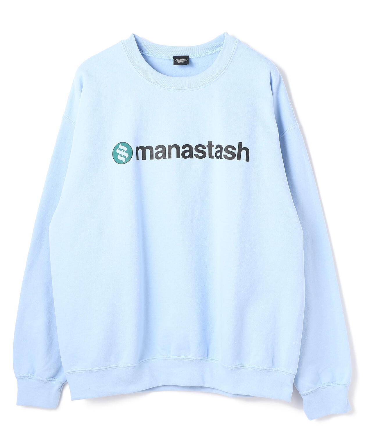 MANASTASH/マナスタッシュ/StackLogo CrewneckSweat/グラフィックプリントクルーネックスウェット