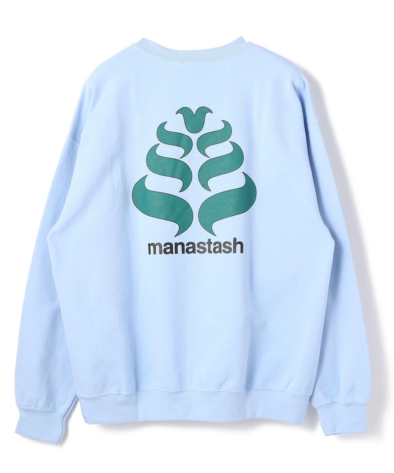 MANASTASH/マナスタッシュ/StackLogo CrewneckSweat/グラフィックプリントクルーネックスウェット