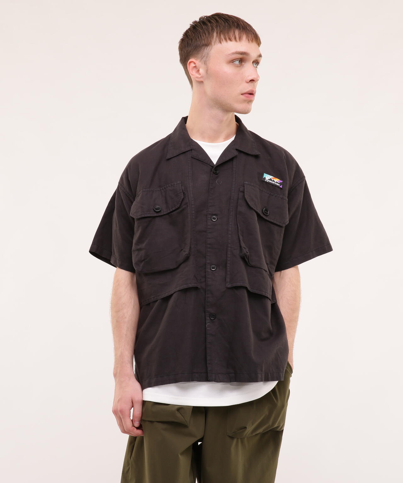 MANASTASH/マナスタッシュ/HEMP POP VENT SHIRT