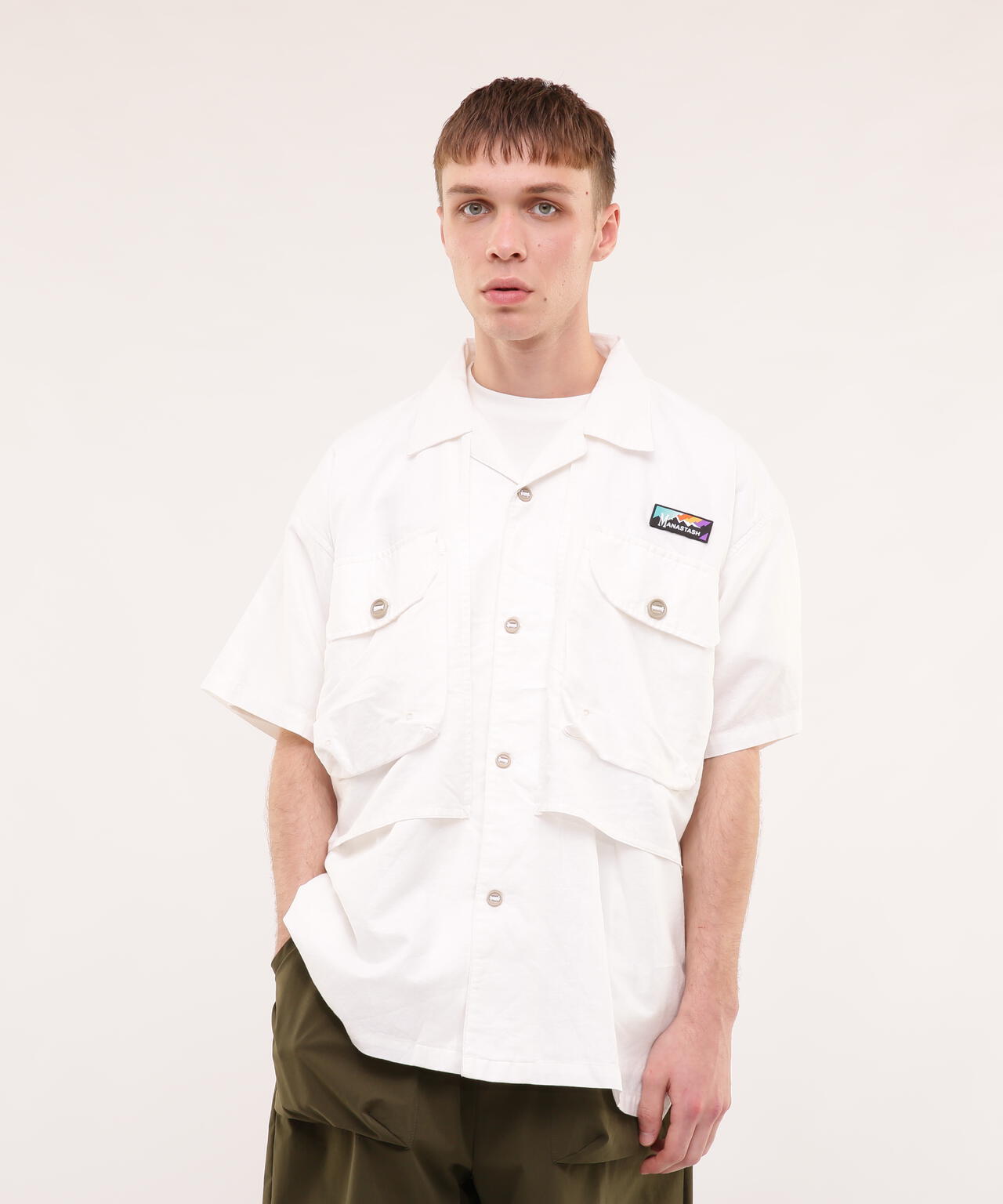 MANASTASH/マナスタッシュ/HEMP POP VENT SHIRT