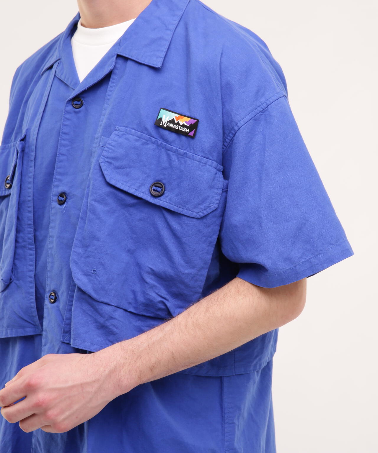 MANASTASH/マナスタッシュ/HEMP POP VENT SHIRT