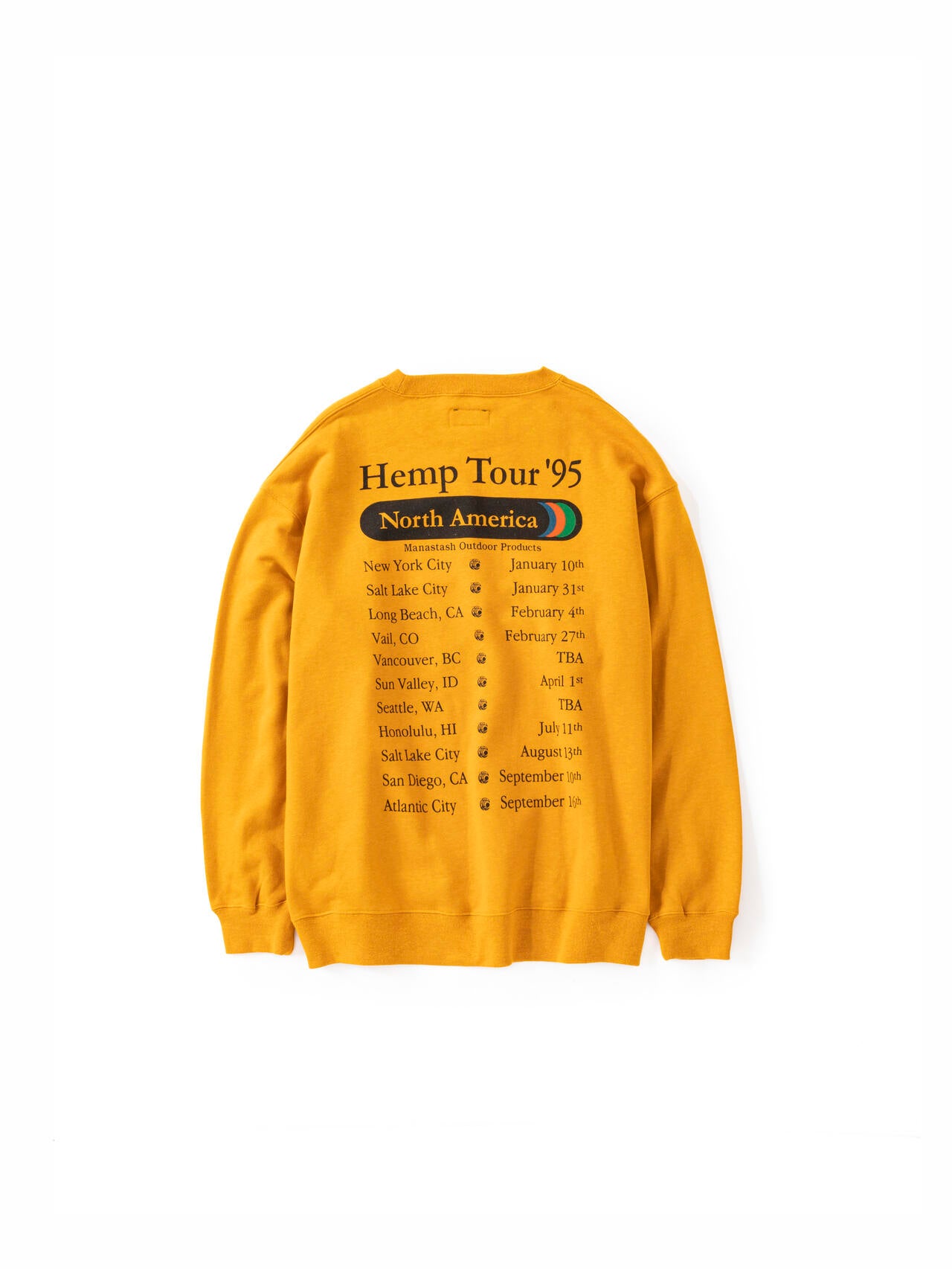 MANASTASH/マナスタッシュ/CASCADE SWEATSHIRTS HEMP TOUR