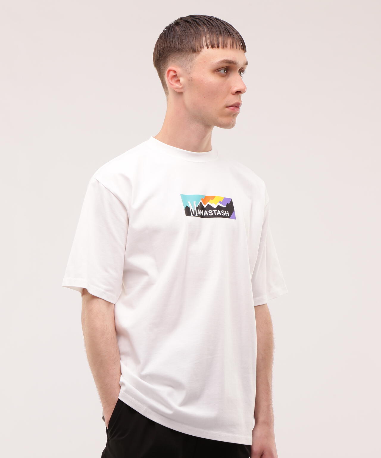 MANASTASH/マナスタッシュ/RAINBOW LOGO TEE /Tシャツ