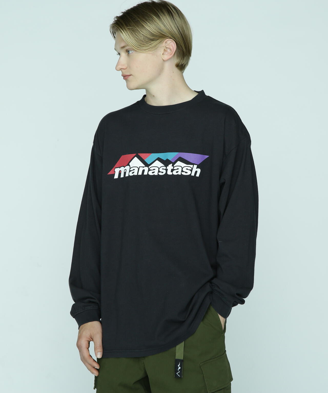 MANASTASH/マナスタッシュ/RE:CTN L/S SCHEME LOGO