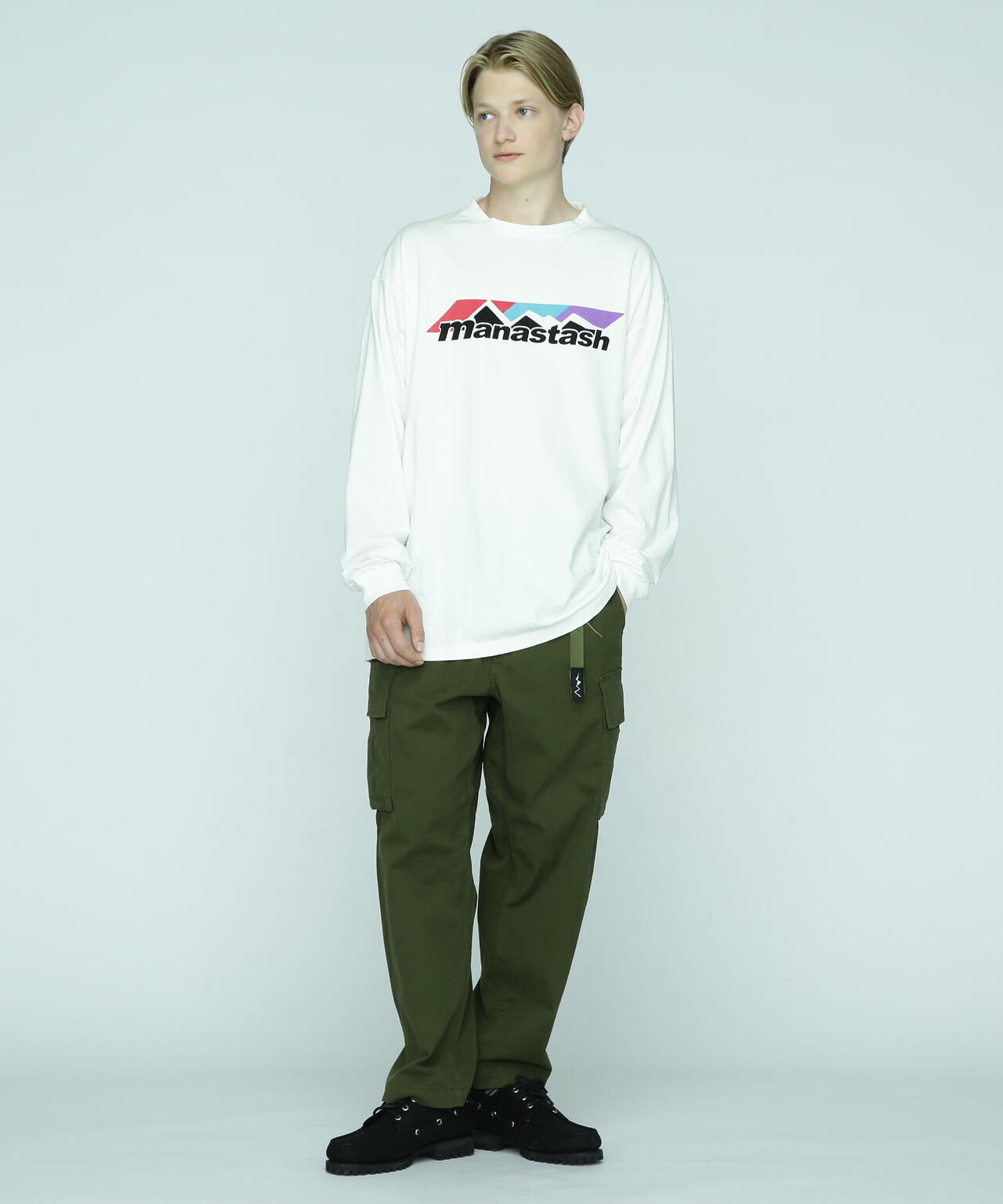 MANASTASH/マナスタッシュ/RE:CTN L/S SCHEME LOGO
