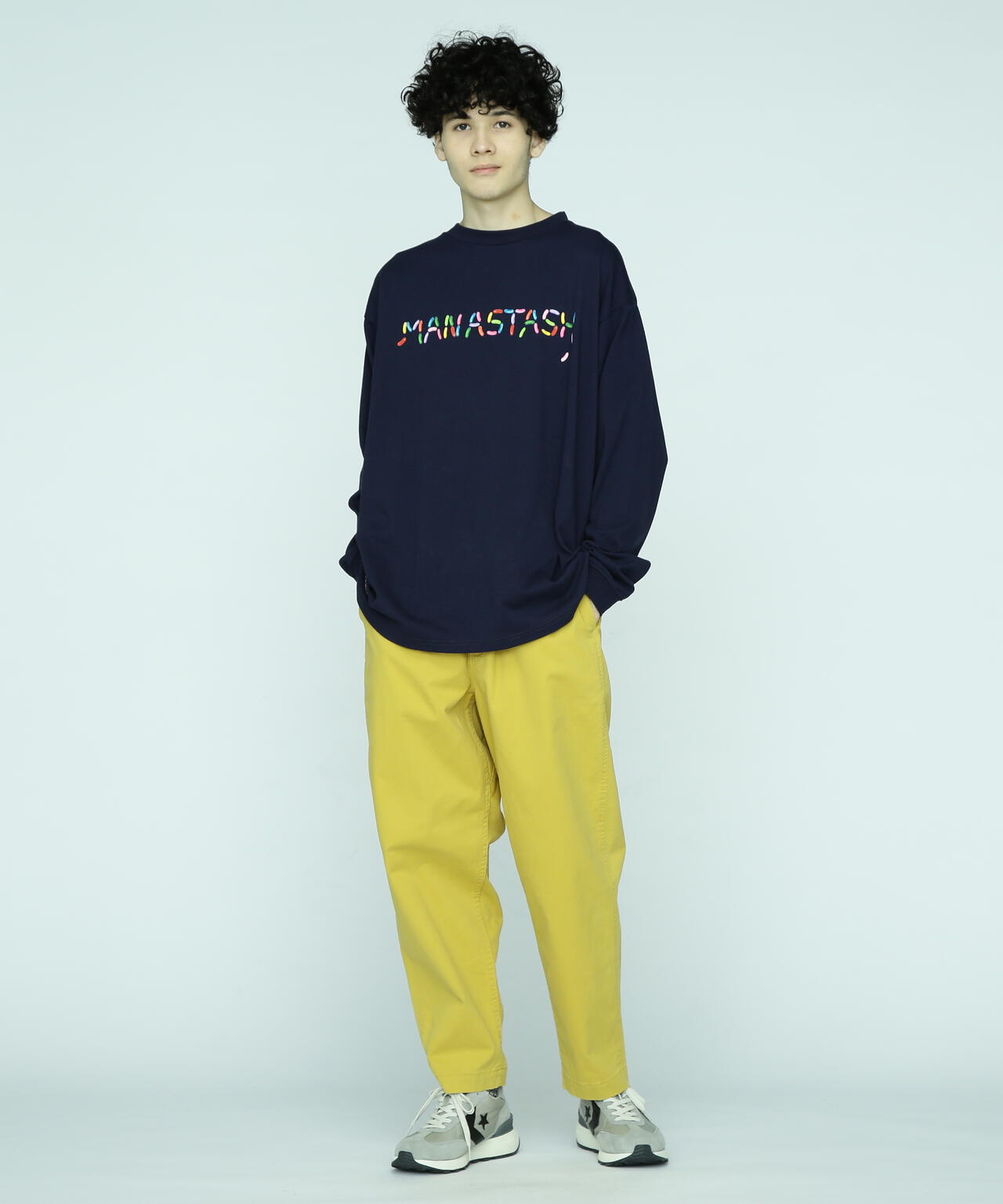 MANASTASH/マナスタッシュ/CHILLIMESH L/S TEE JB LOGO