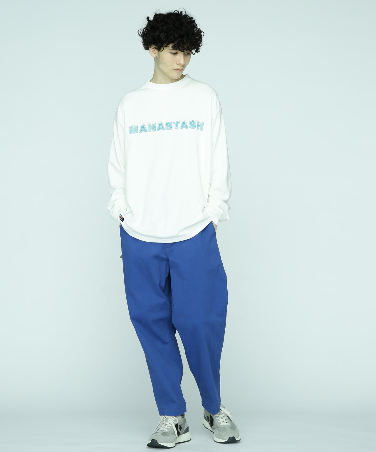 MANASTASH/マナスタッシュ/CHILLIMESH L/S TEE ICE LOGO