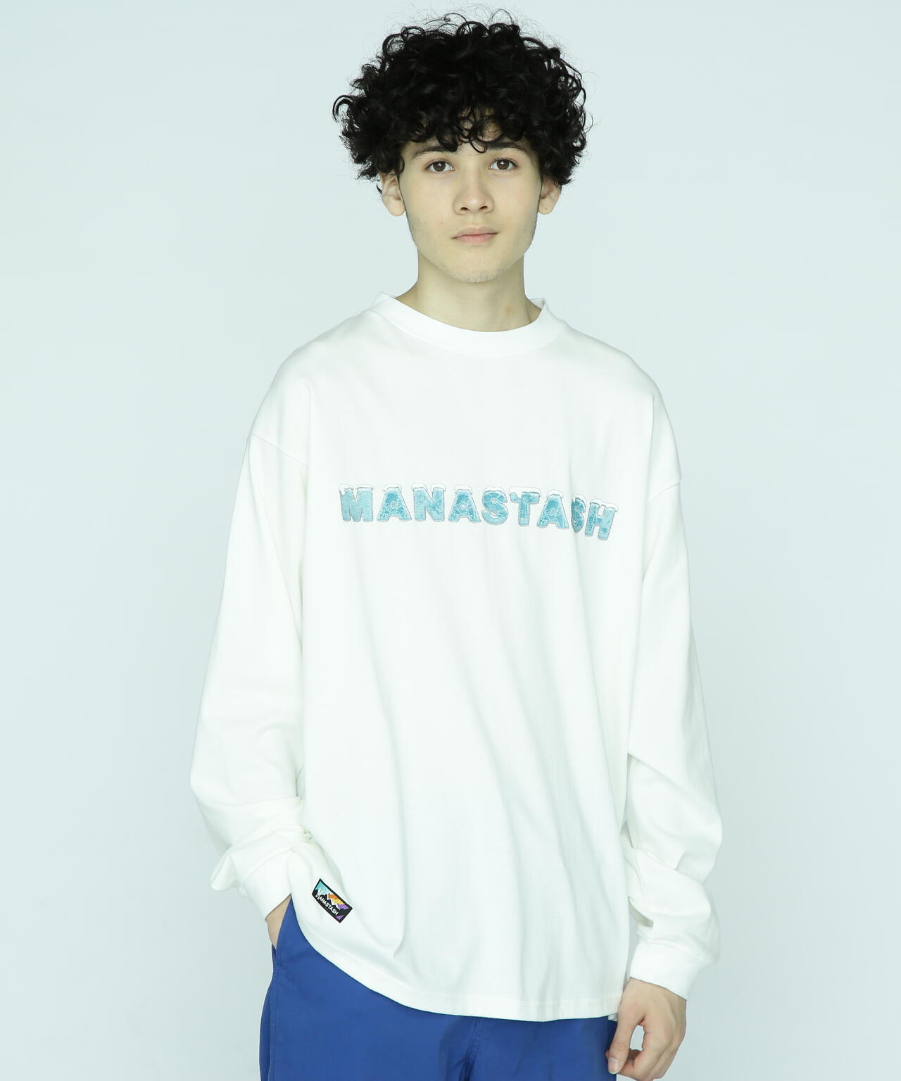MANASTASH/マナスタッシュ/CHILLIMESH L/S TEE ICE LOGO
