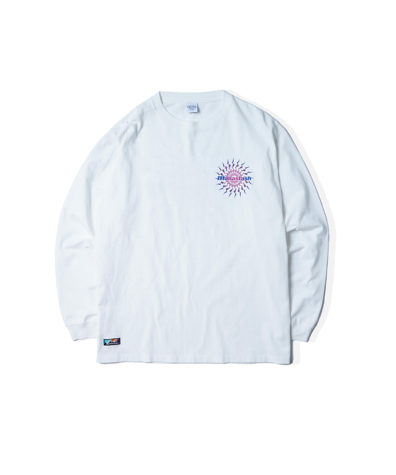 MANASTASH/マナスタッシュ/PUMICE L/S TEE MTN BURST