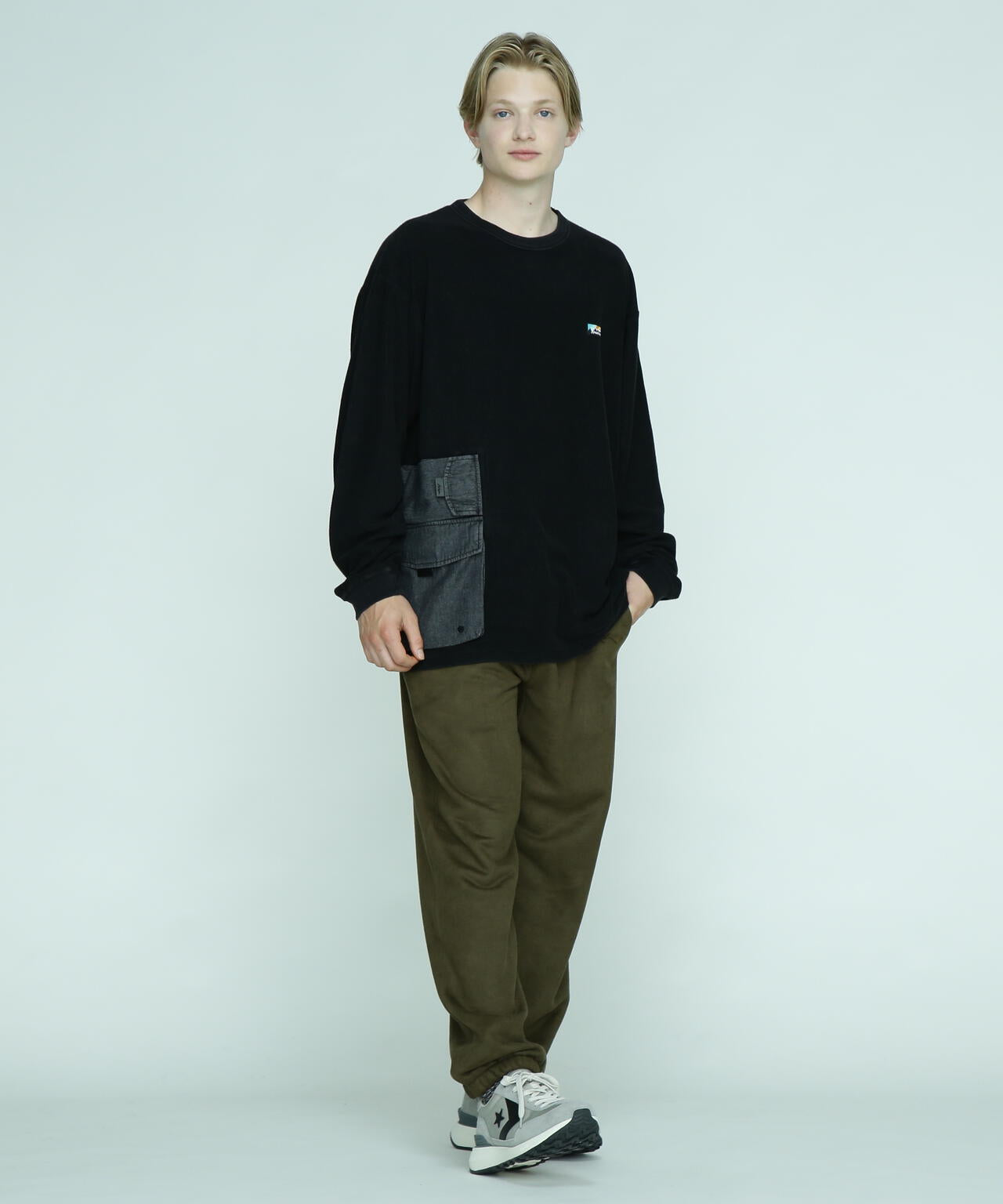 MANASTASH/マナスタッシュ/SNUG PILE CARGO POCKET TEE