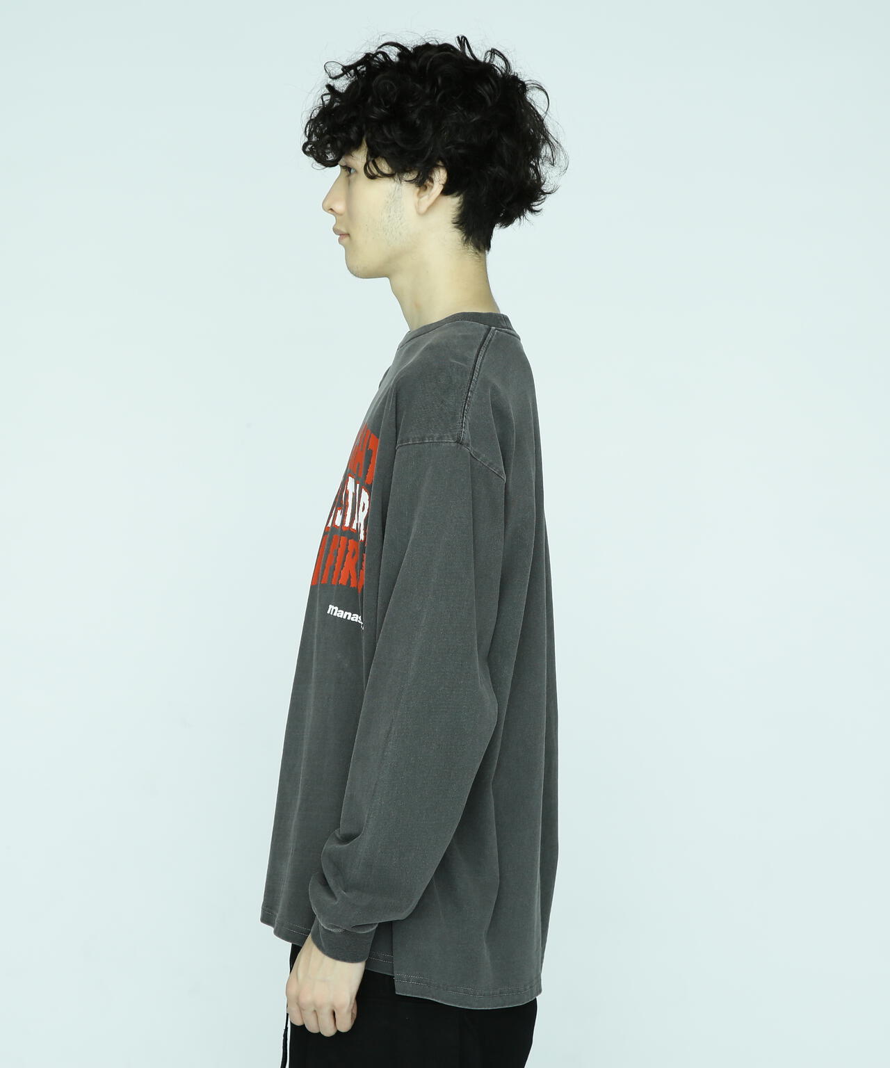 MANASTASH/マナスタッシュ/PUMICE L/S TEE DARK NIGHT