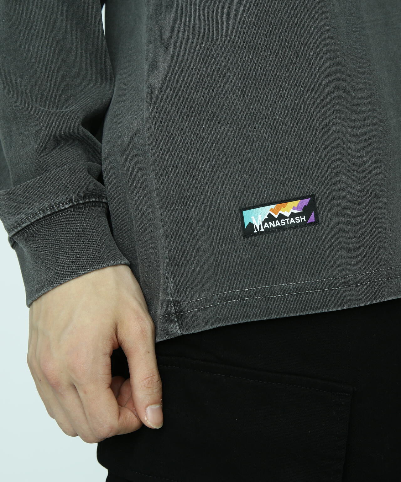 MANASTASH/マナスタッシュ/PUMICE L/S TEE DARK NIGHT